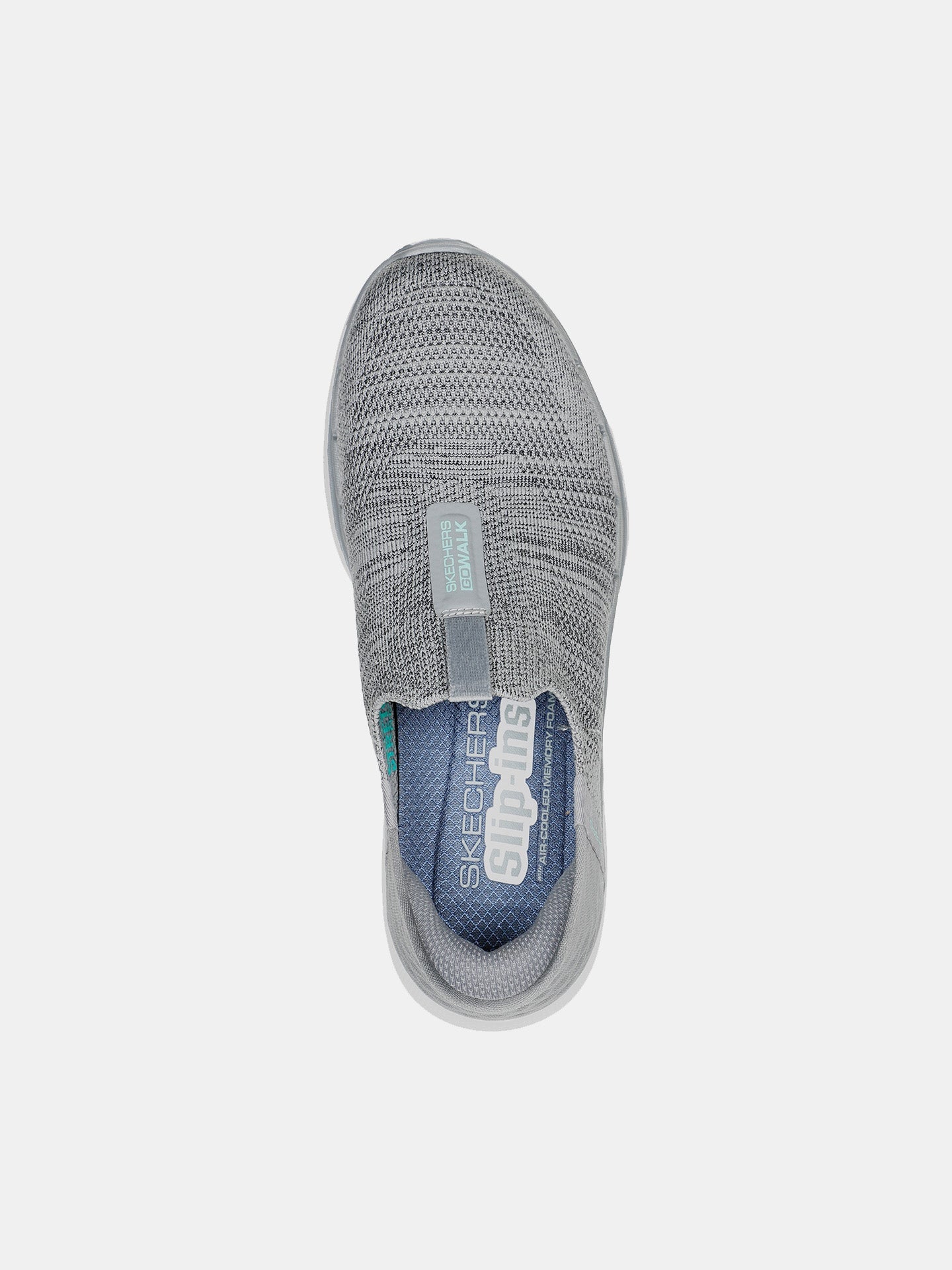 Skechers Women's GO WALK 6 - Fabulous View Shoes #color_Gray