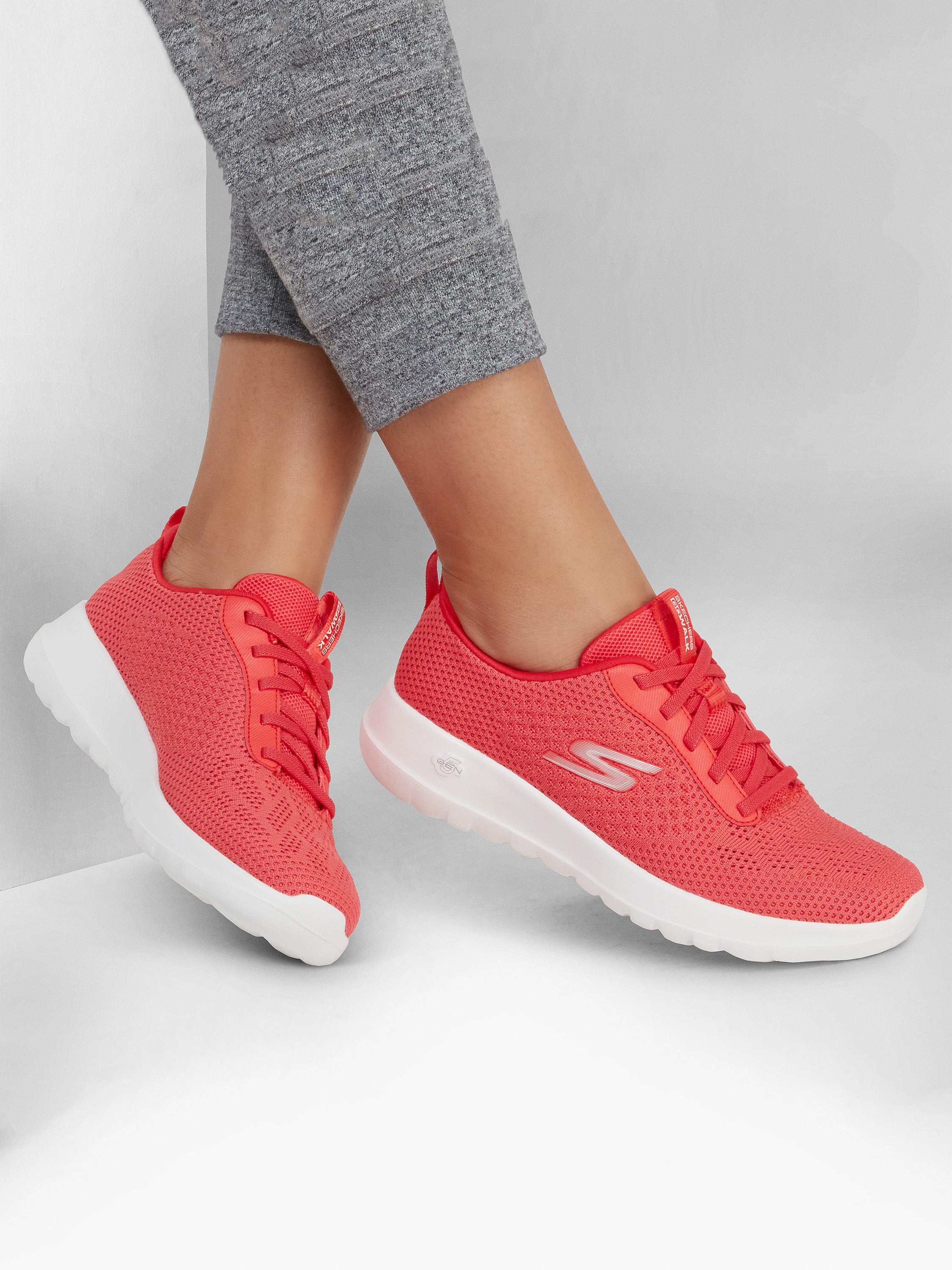 Skechers Women's GO WALK Joy - Wonderful Spring Trainers #color_Red