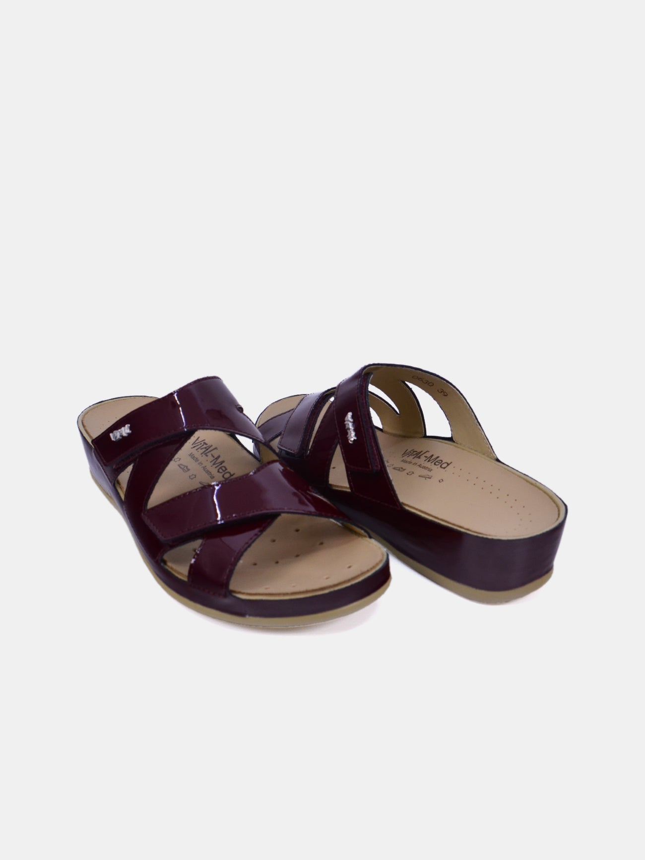 Vital 0630MAS Women's Heeled Sandals #color_Maroon