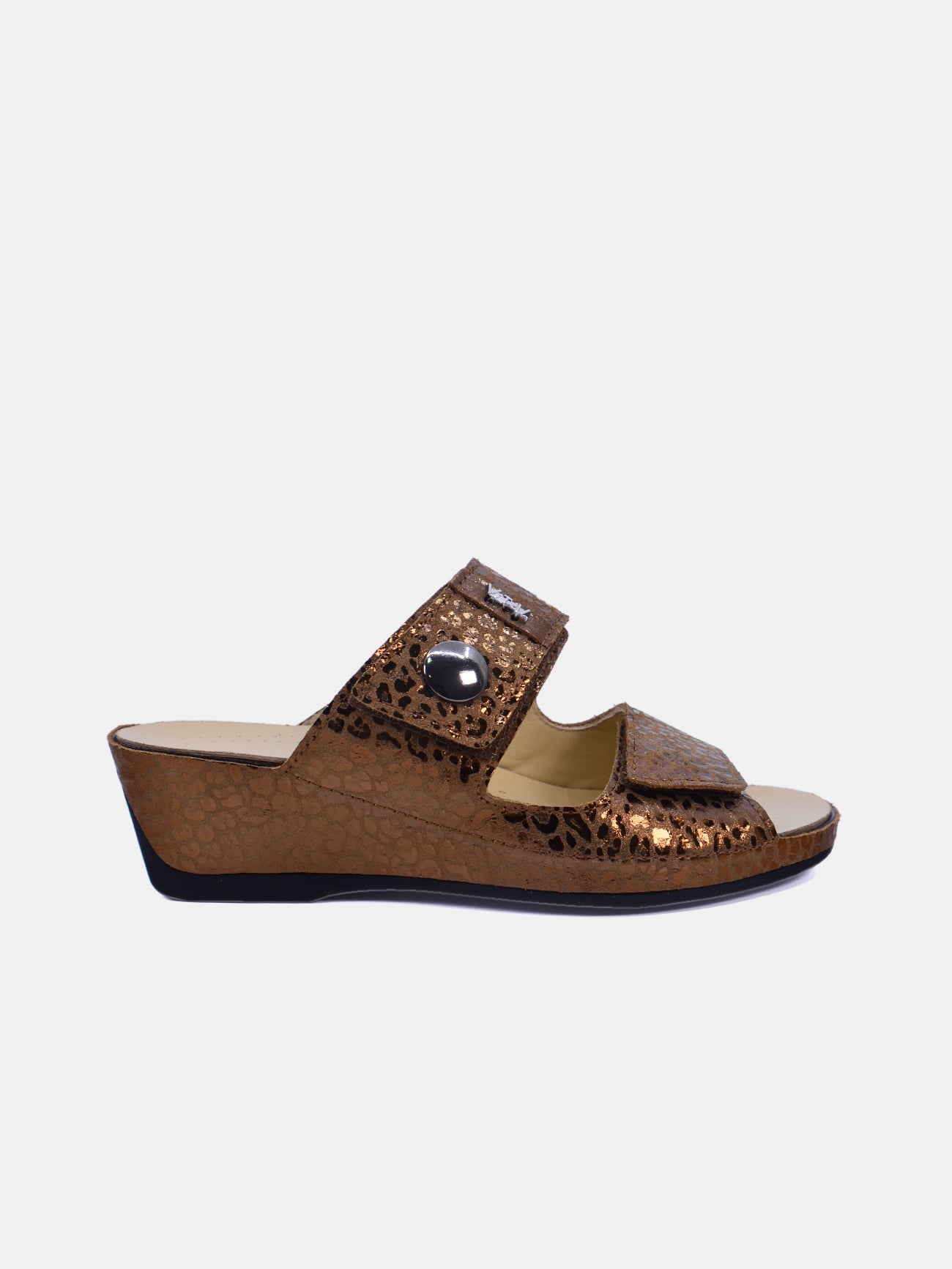 Vital 41008AS-469 Women's Slider Sandals #color_Gold