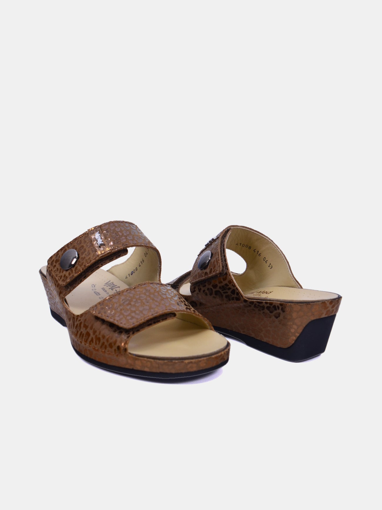 Vital 41008AS-469 Women's Slider Sandals #color_Gold