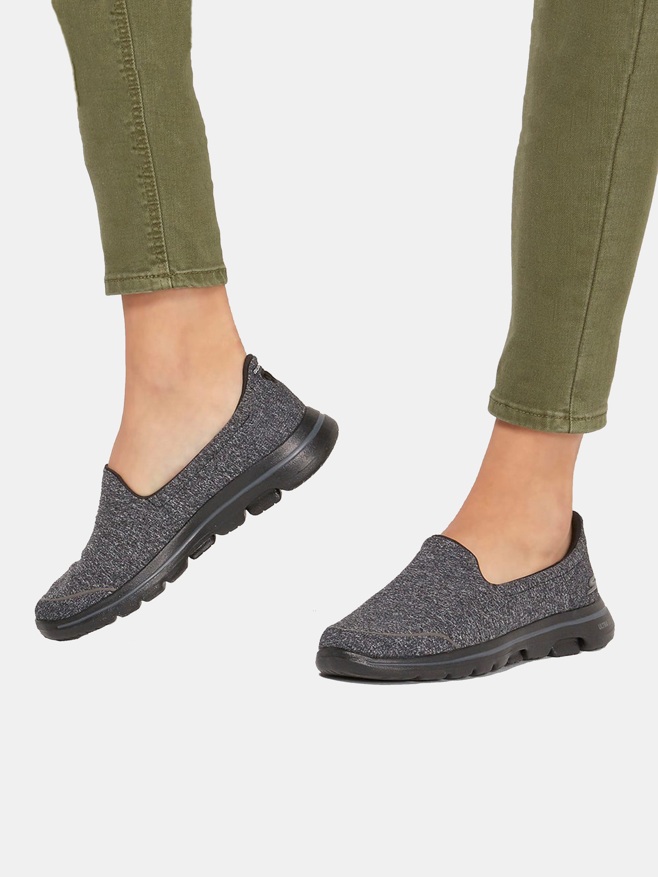Skechers Women's GOwalk 5 - Super Sock Trainers #color_Black