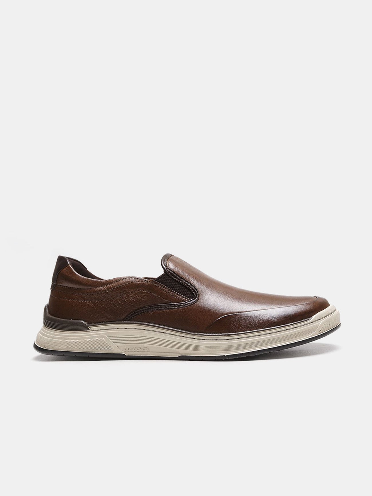 Democrata Men's Denim Loop Shoes #color_Brown