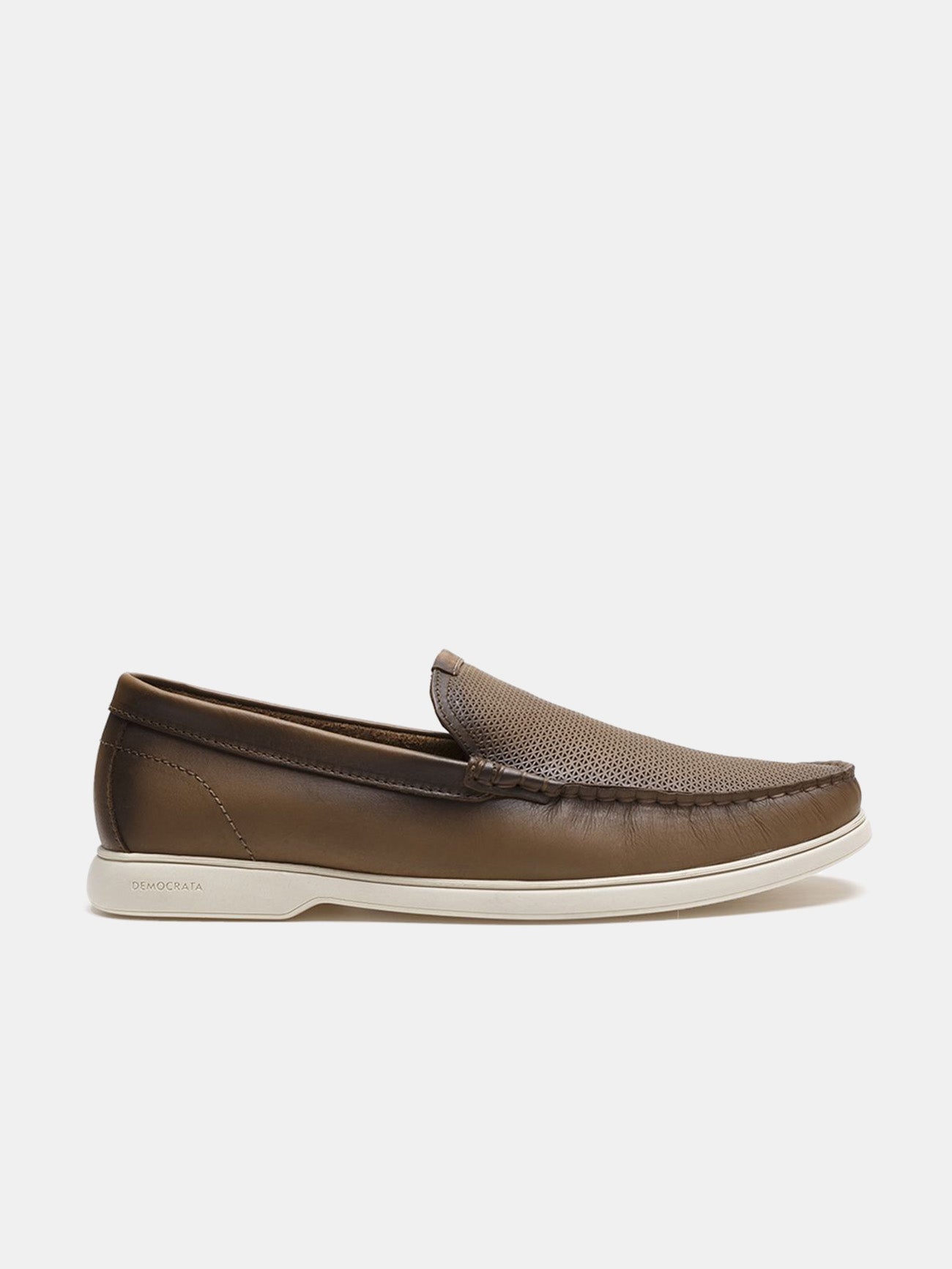 Democrata Men's Easy Bari Moccasin Shoes #color_Beige