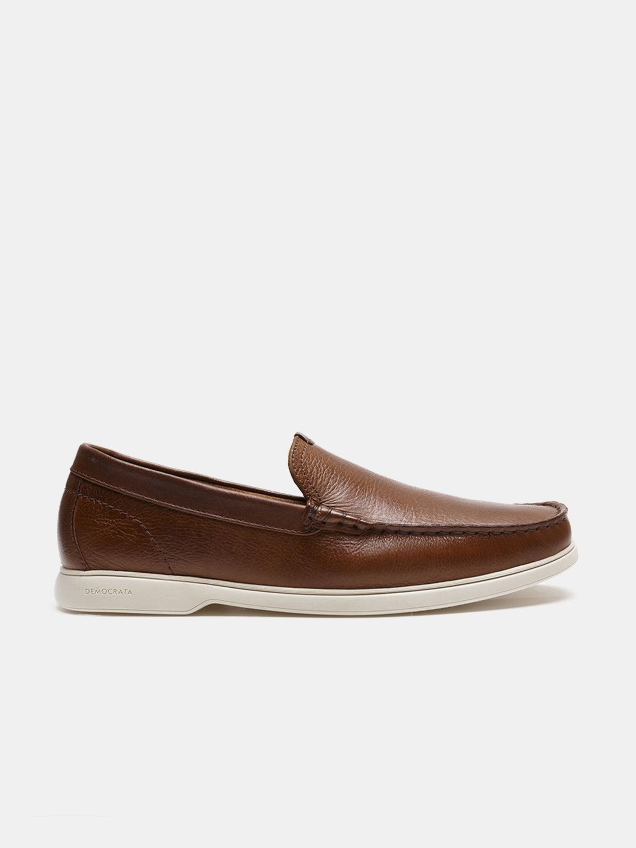 Democrata Men's Easy Bari Moccasin Shoes #color_Brown