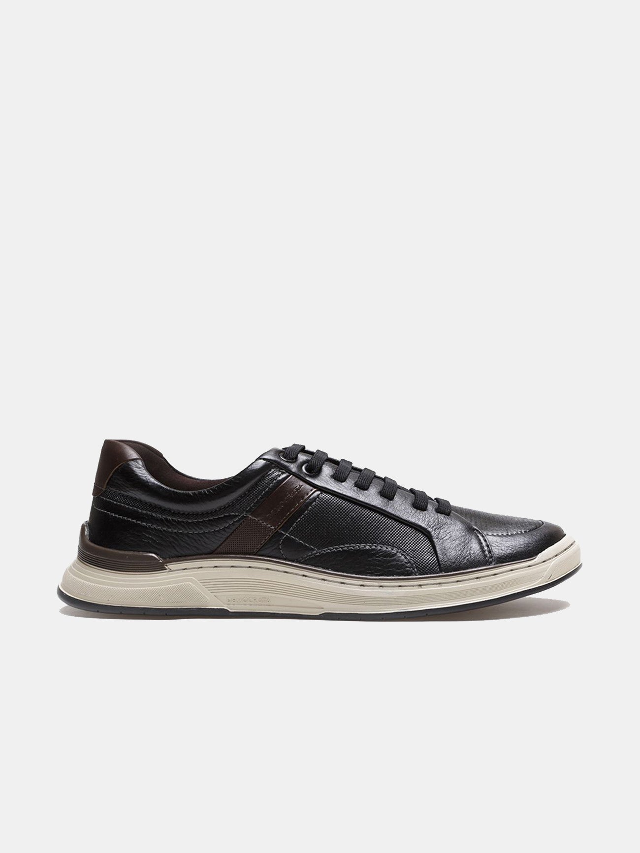 Democrata 151201 Men's Denim Loop Shoes #color_Black