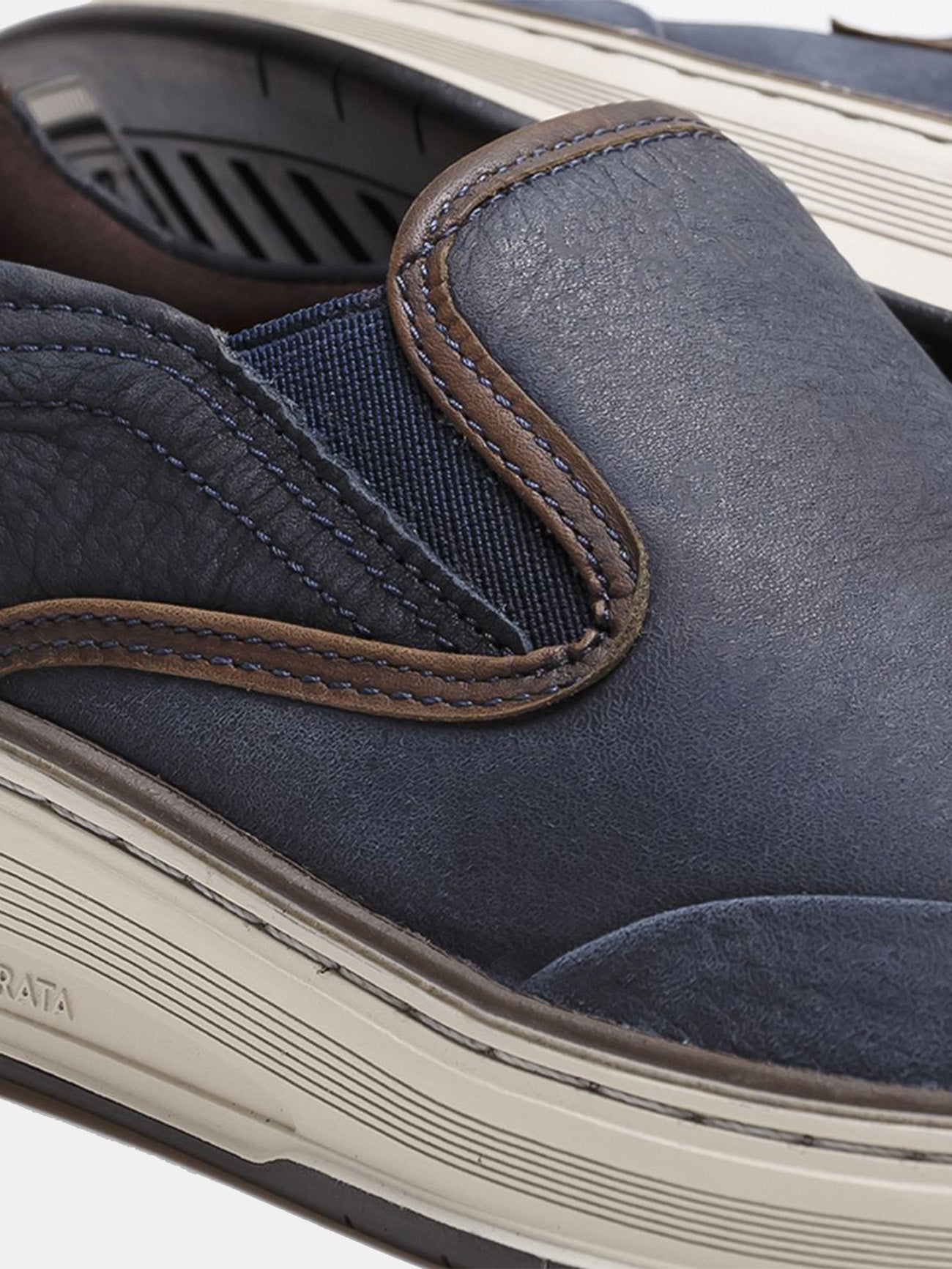 Democrata Men's Denim Loop Shoes #color_Navy