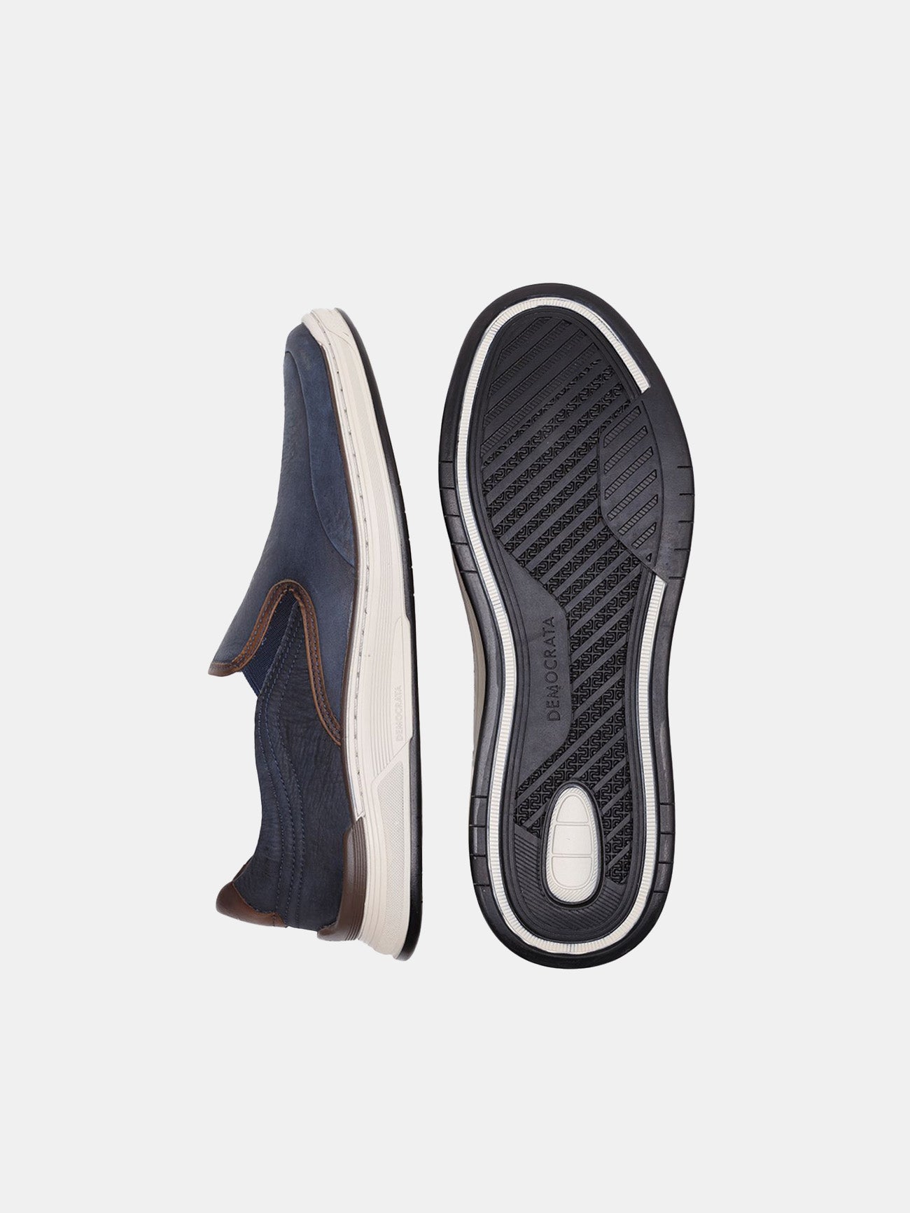 Democrata Men's Denim Loop Shoes #color_Navy