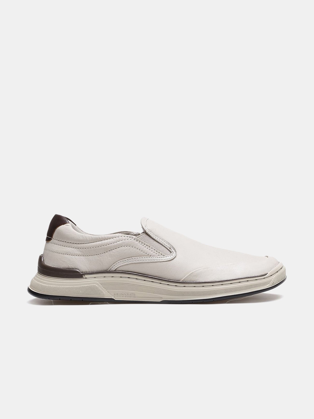 Democrata Men's Denim Loop Shoes #color_White
