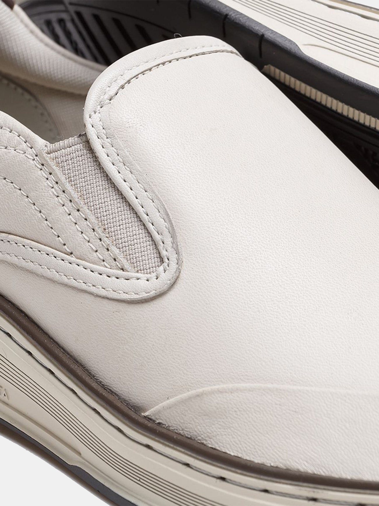 Democrata Men's Denim Loop Shoes #color_White