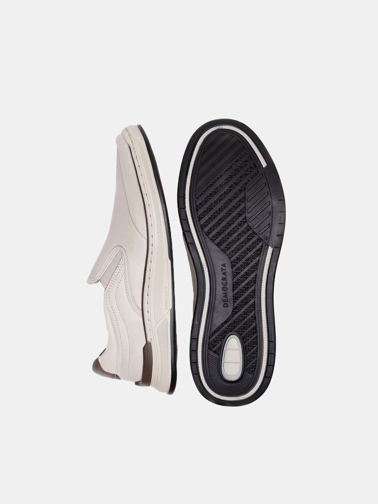 Democrata Men's Denim Loop Shoes #color_White