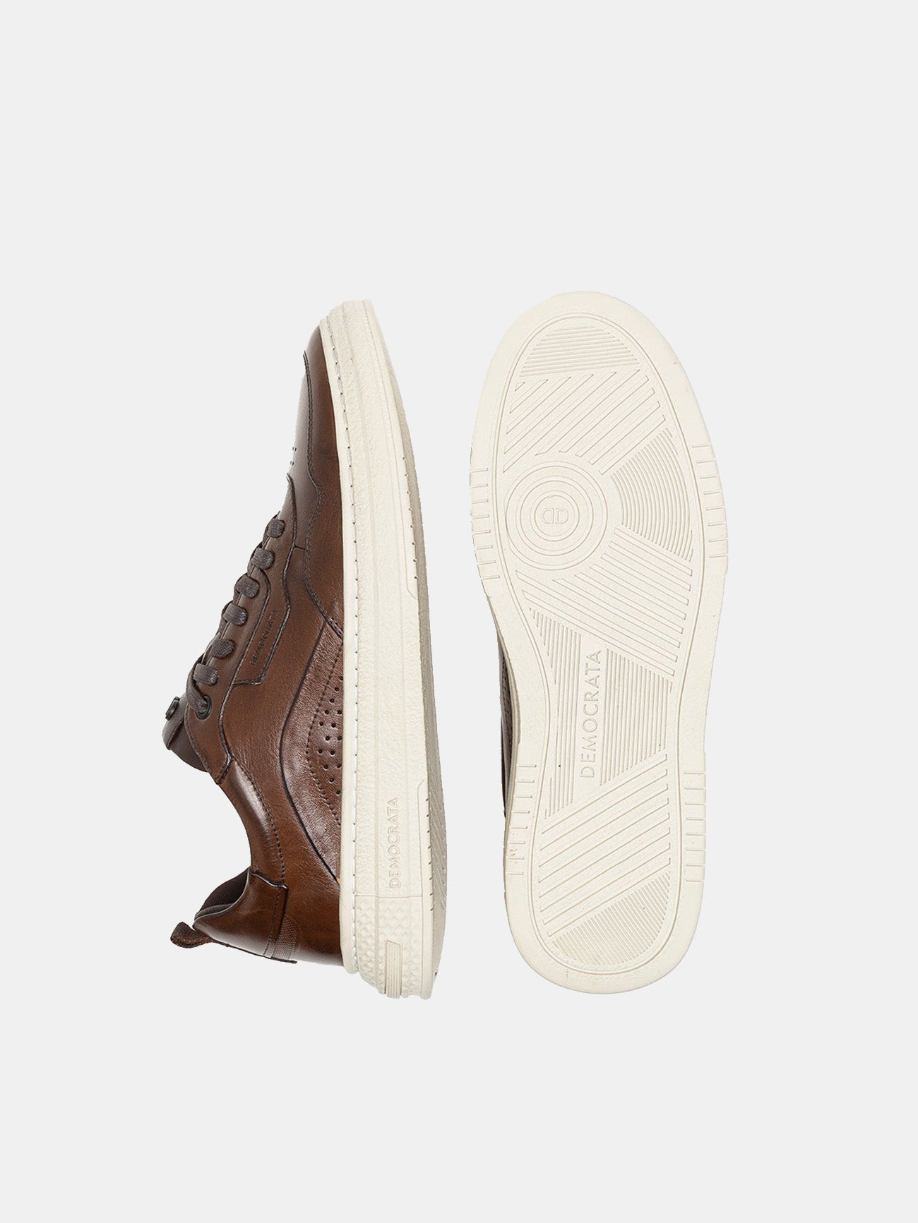 Democrata Men's Denim Jake Lace Sneakers #color_Tan
