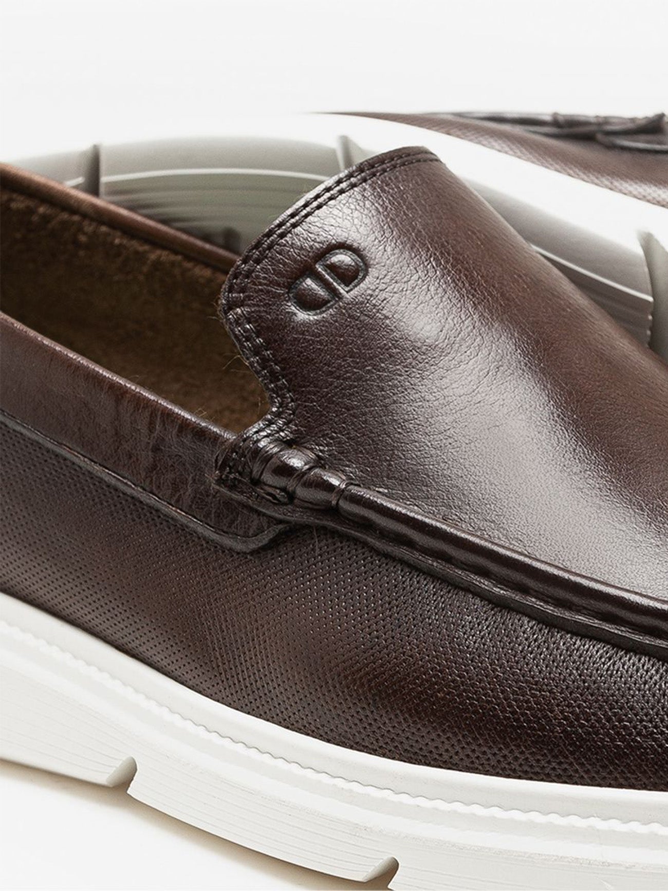 Democrata Men's Easy Smith Ultra Light Moccasin #color_Brown