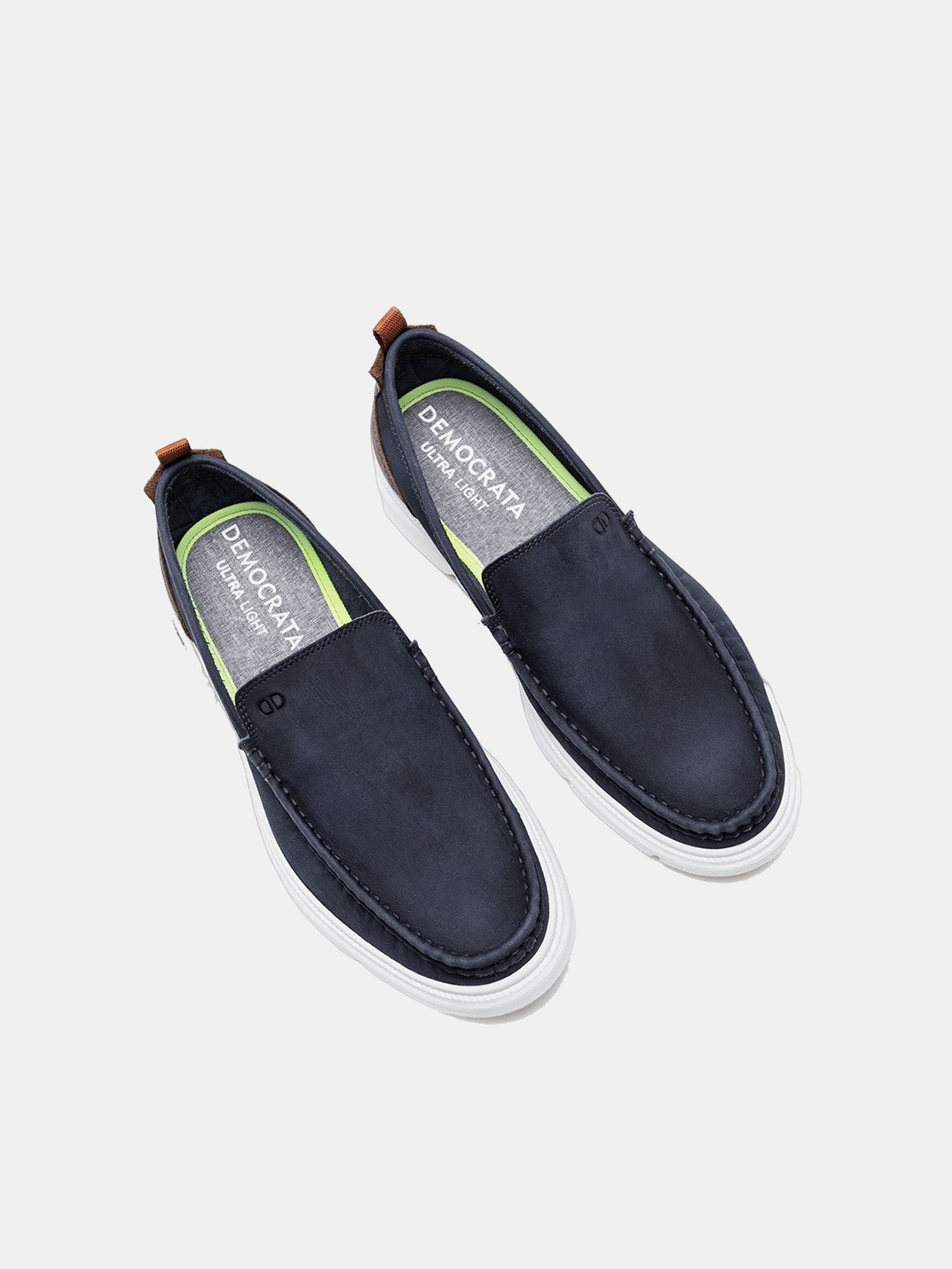 Democrata Men's Easy Smith Ultra Light Moccasin #color_Navy