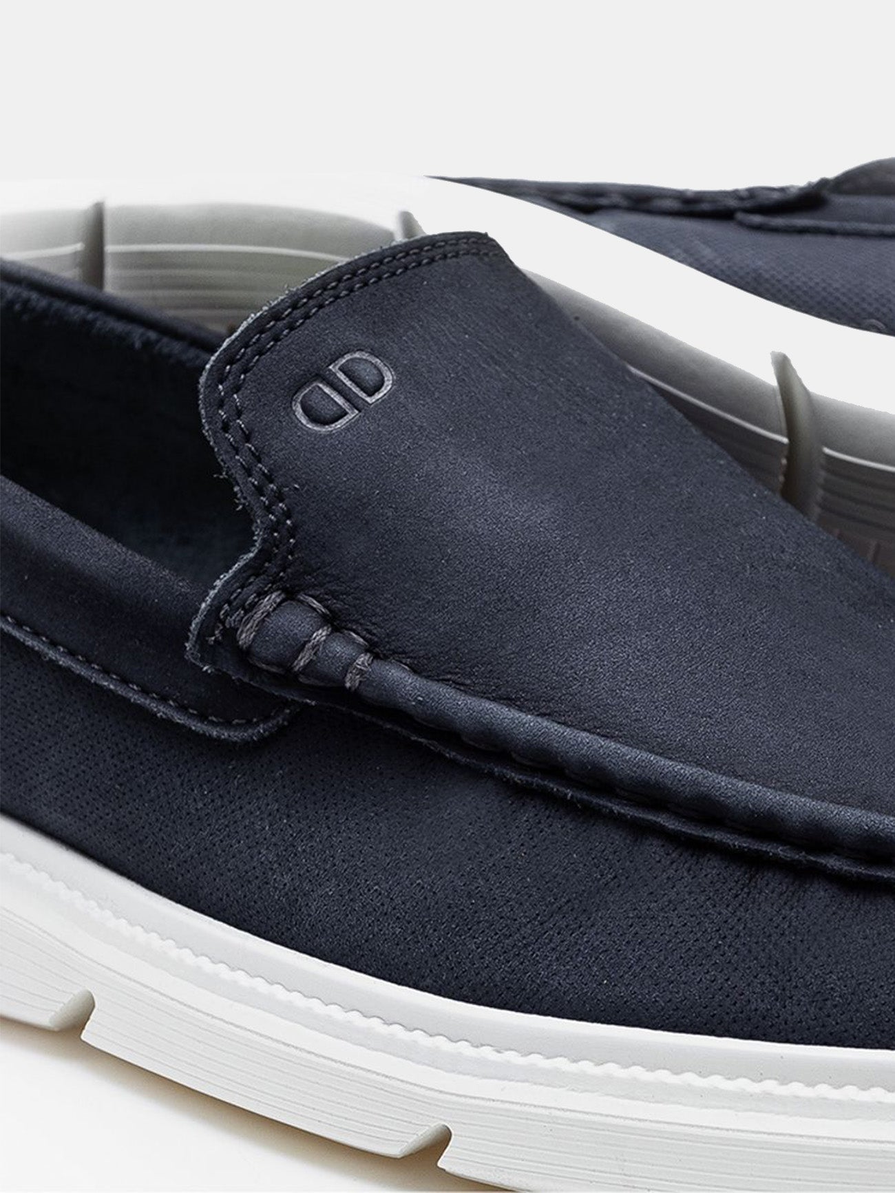 Democrata Men's Easy Smith Ultra Light Moccasin #color_Navy