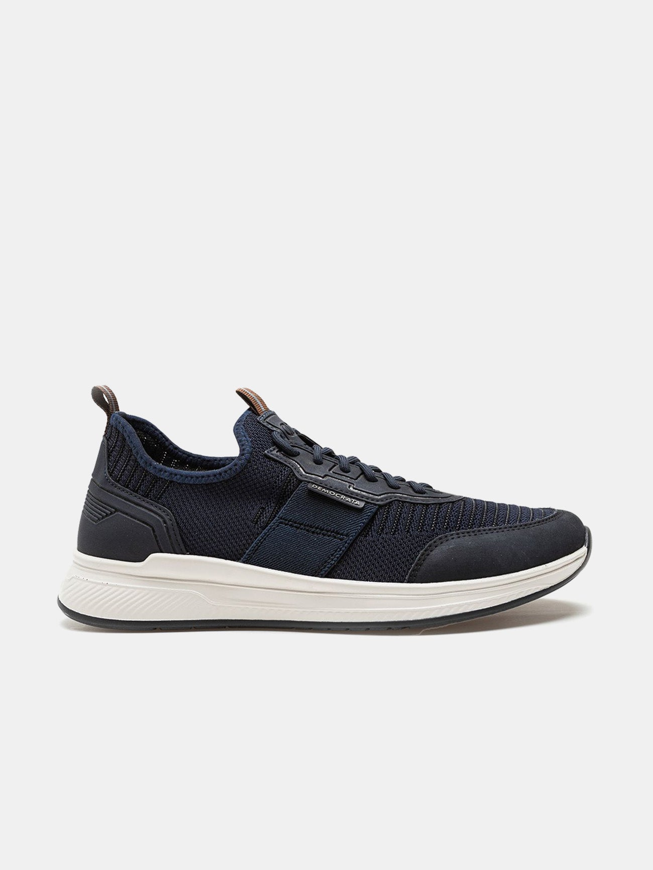 Democrata Men's Journey Extra Soft Denim Shoes #color_Navy