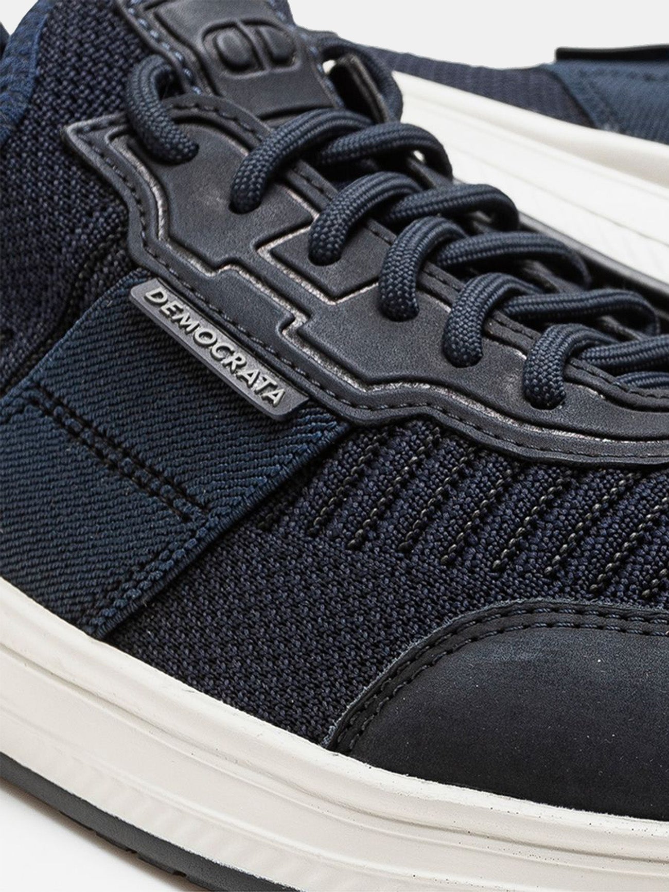 Democrata Men's Journey Extra Soft Denim Shoes #color_Navy