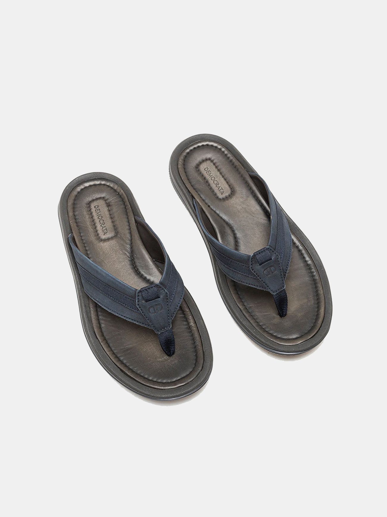 Democrata Men's Easy Groove Sandals #color_Navy