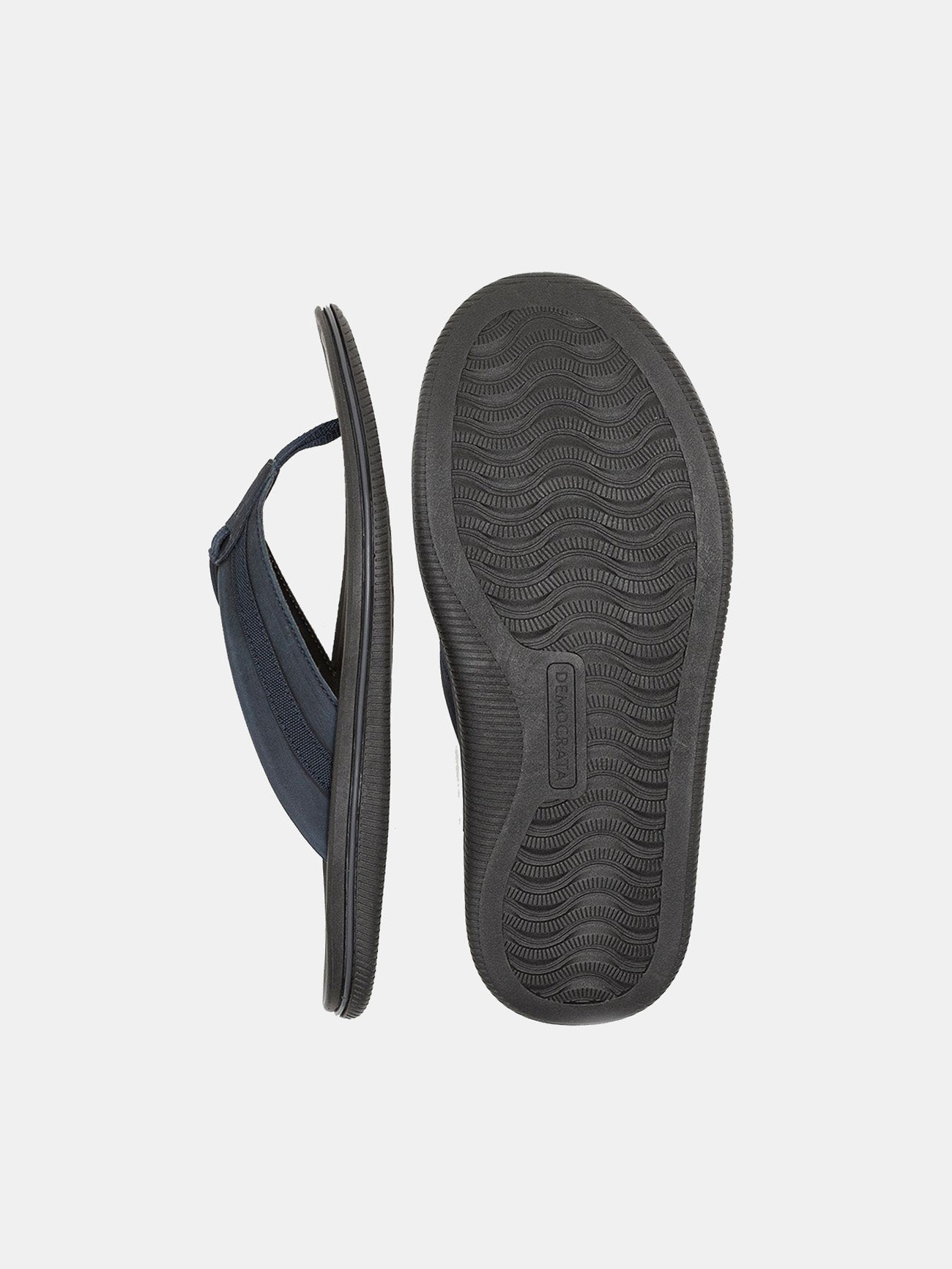 Democrata Men's Easy Groove Sandals #color_Navy