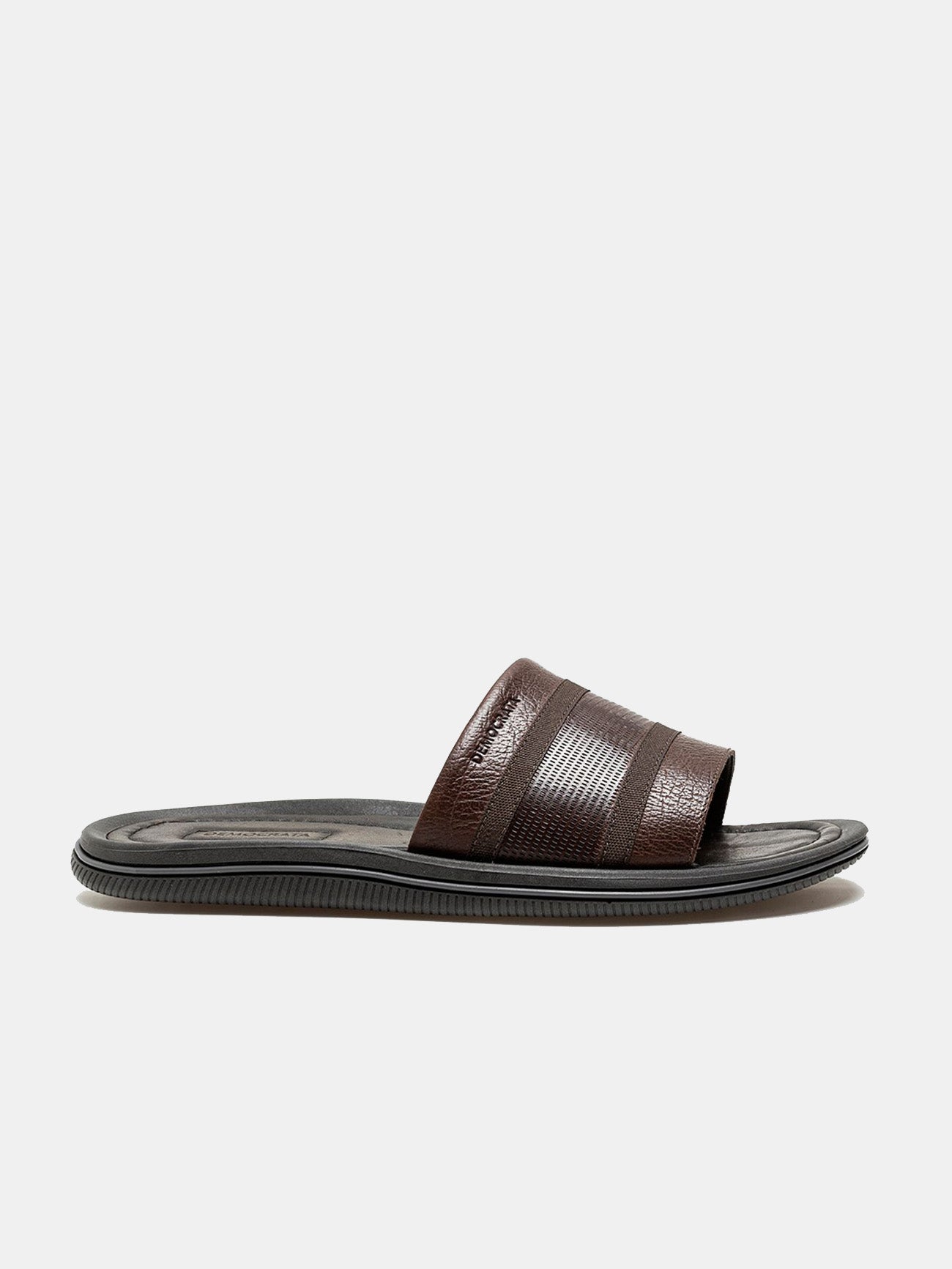 Democrata Men's Easy Groove Sandals #color_Brown
