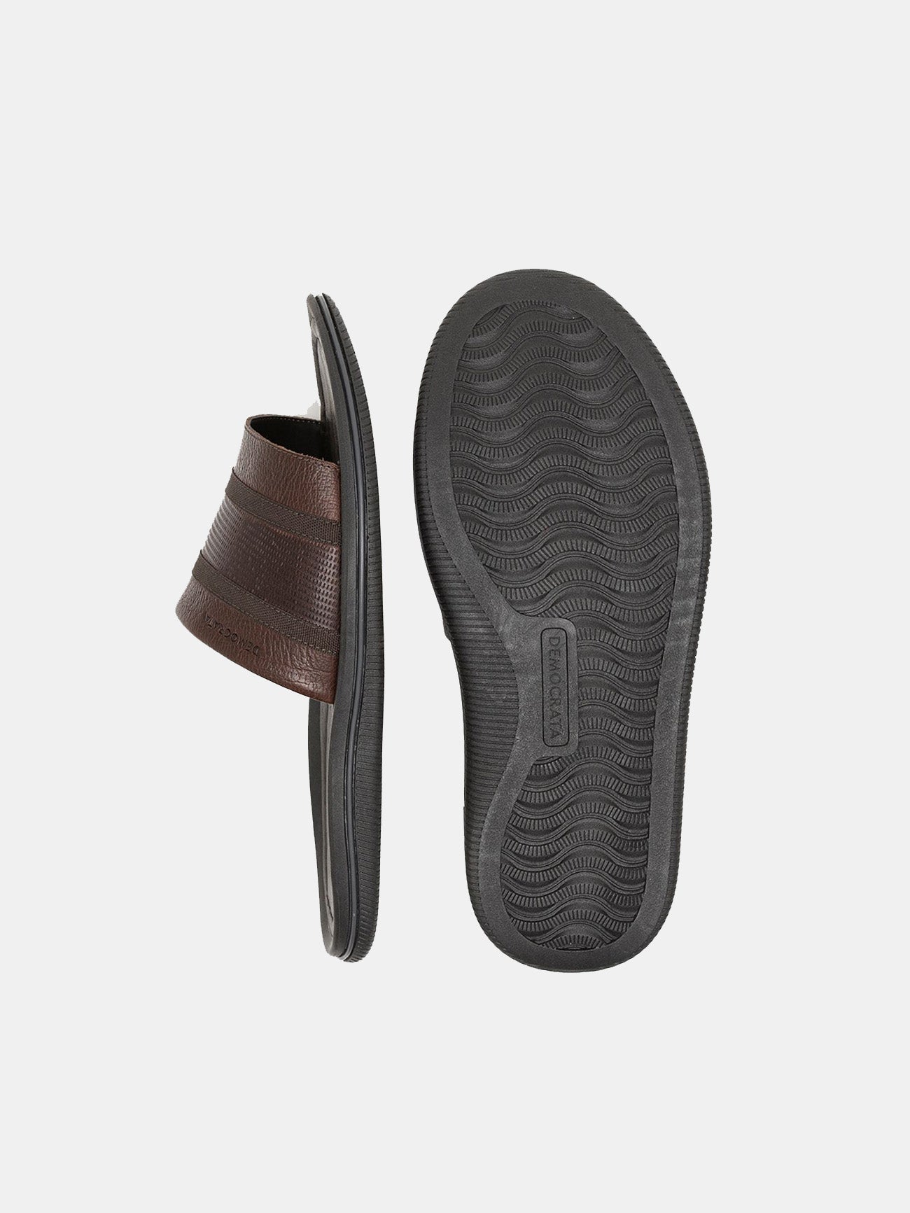 Democrata Men's Easy Groove Sandals #color_Brown