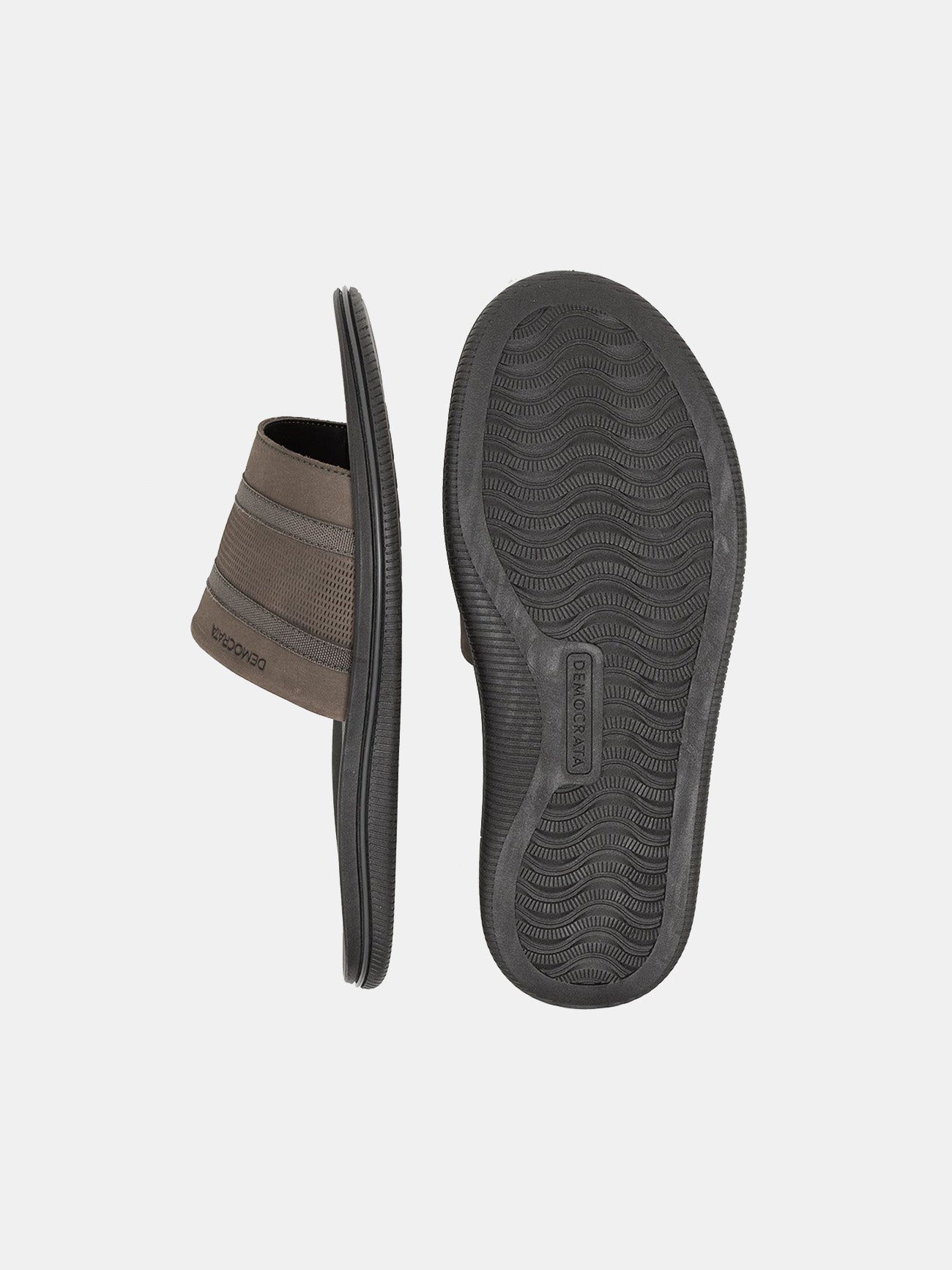 Democrata Men's Easy Groove Sandals #color_Gray
