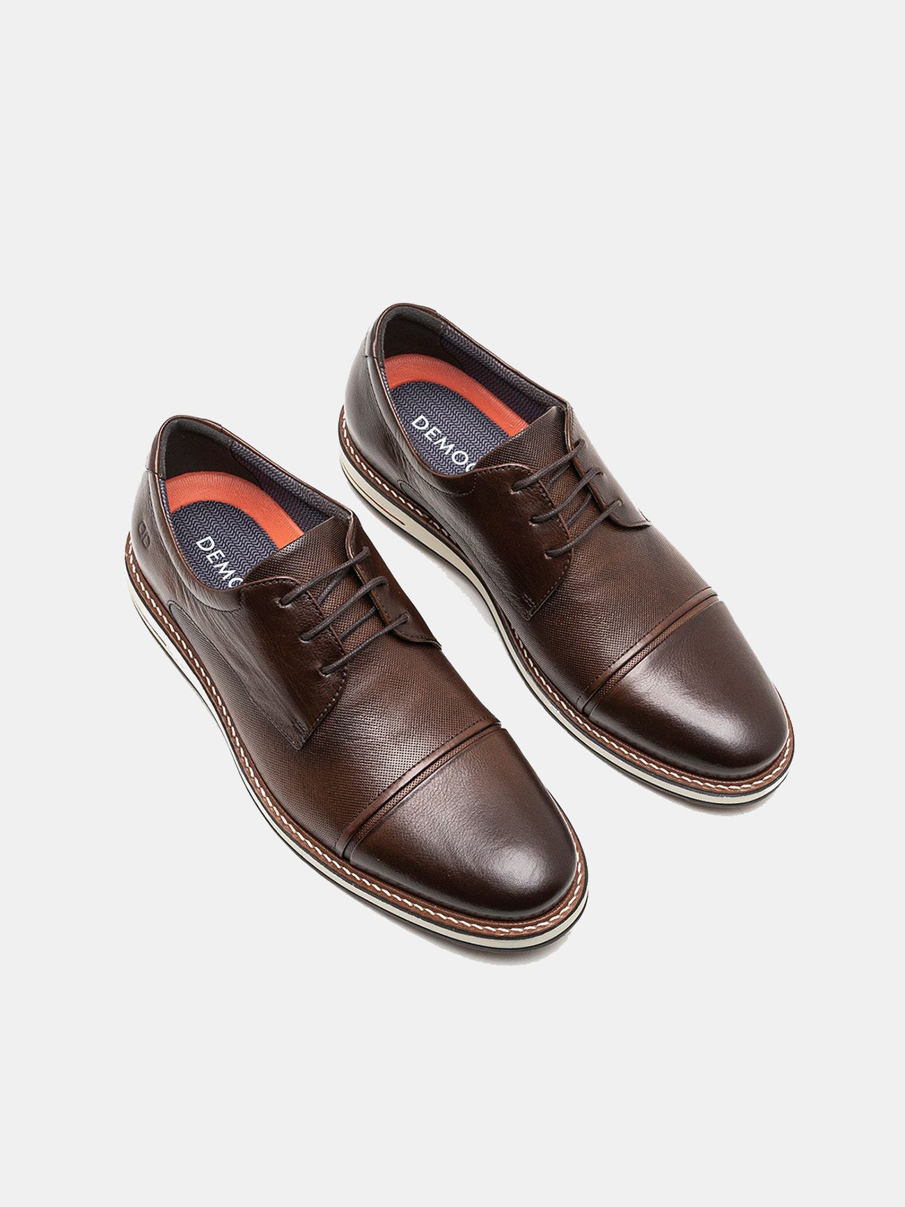 Democrata Men's Metropolitan Oliver Shoes #color_Brown