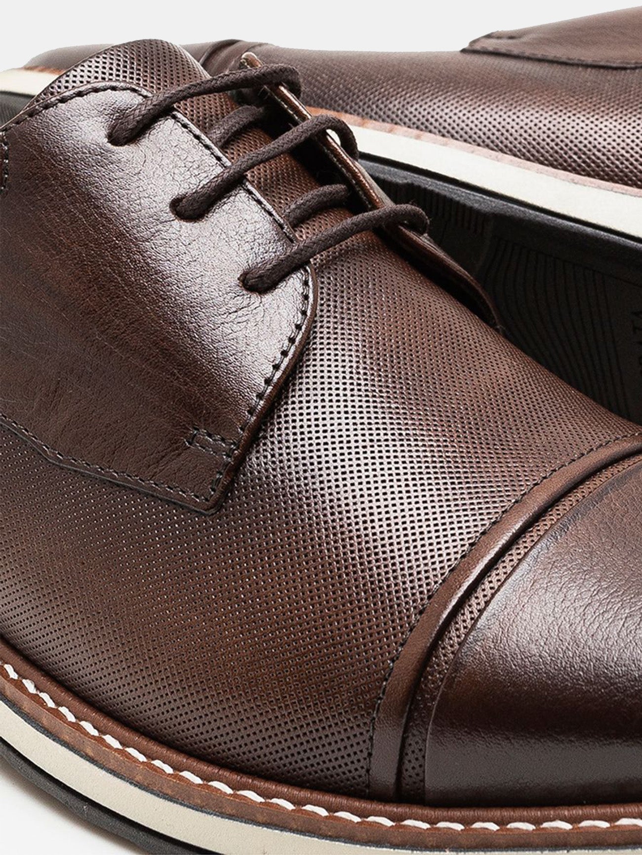 Democrata Men's Metropolitan Oliver Shoes #color_Brown