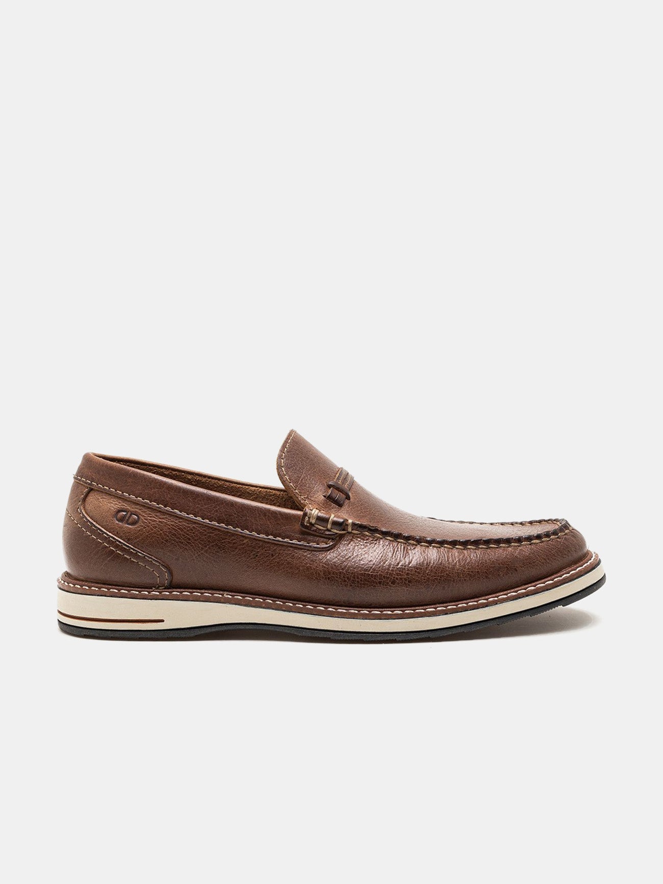 Democrata Men's Oliver Metropolitan Moccasin Shoes #color_Brown