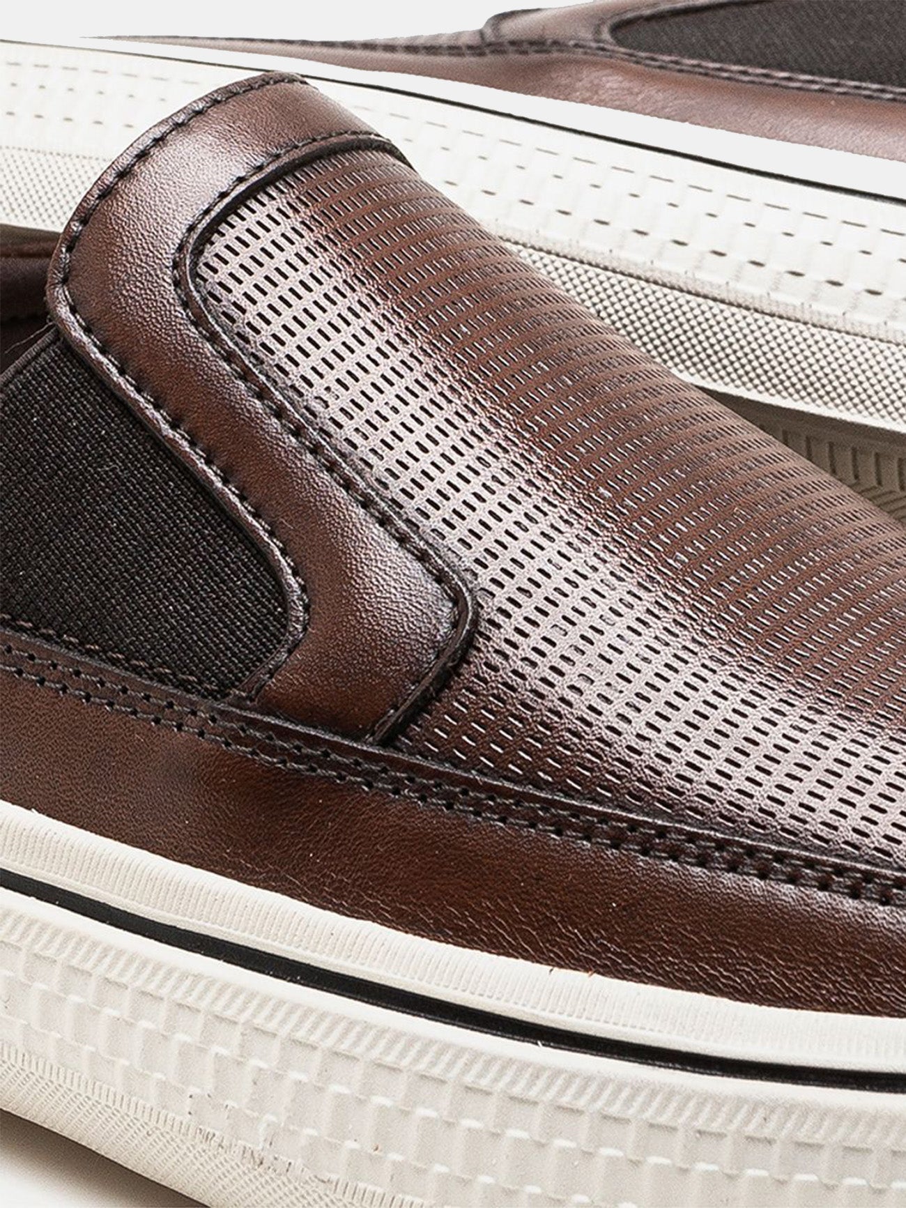 Democrata Men's Fender Leather Denim Sneakers #color_Tan