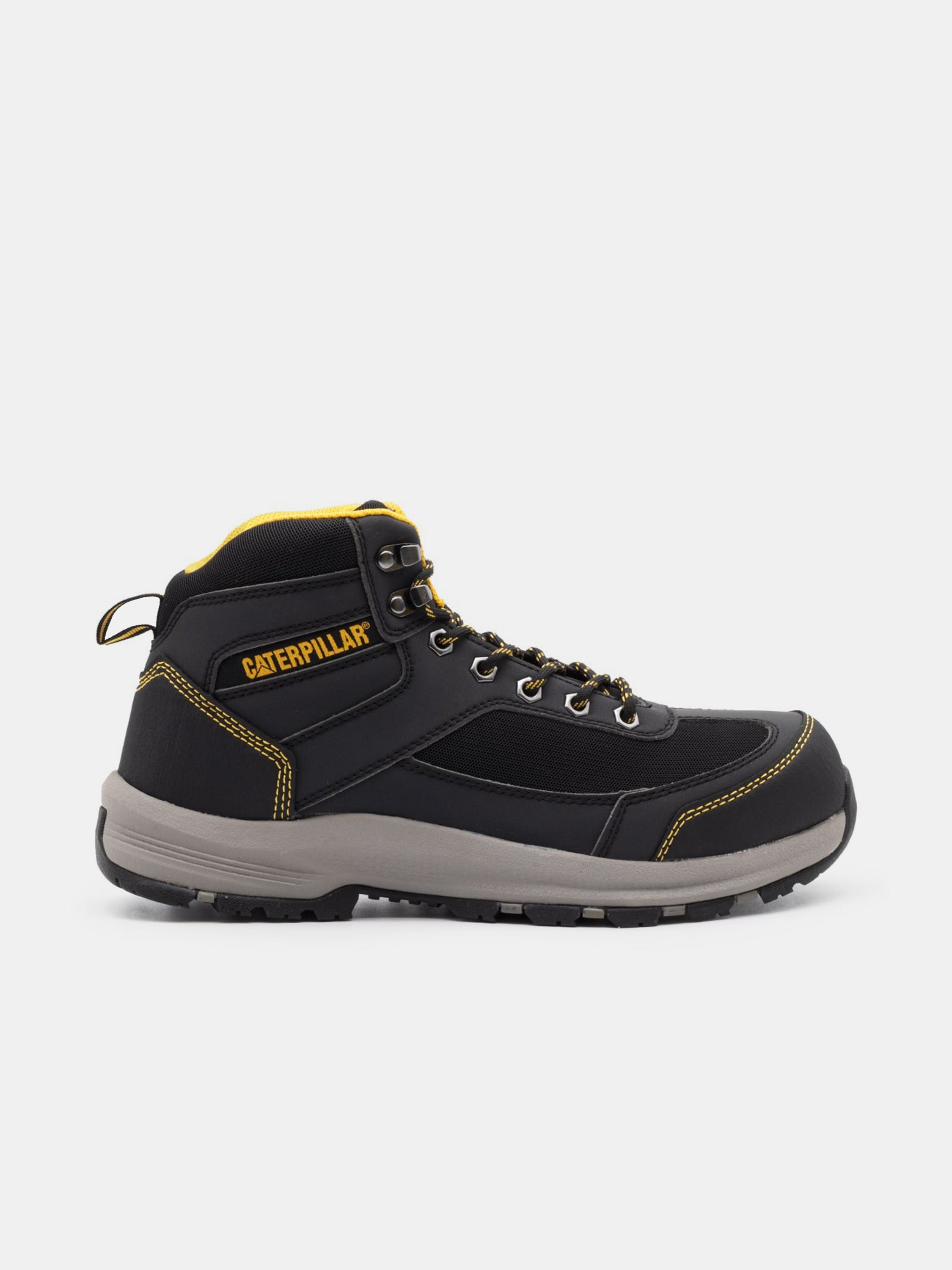 Caterpillar Men's Elmore Mid Steel Toe S1P Work Boot #color_Gray