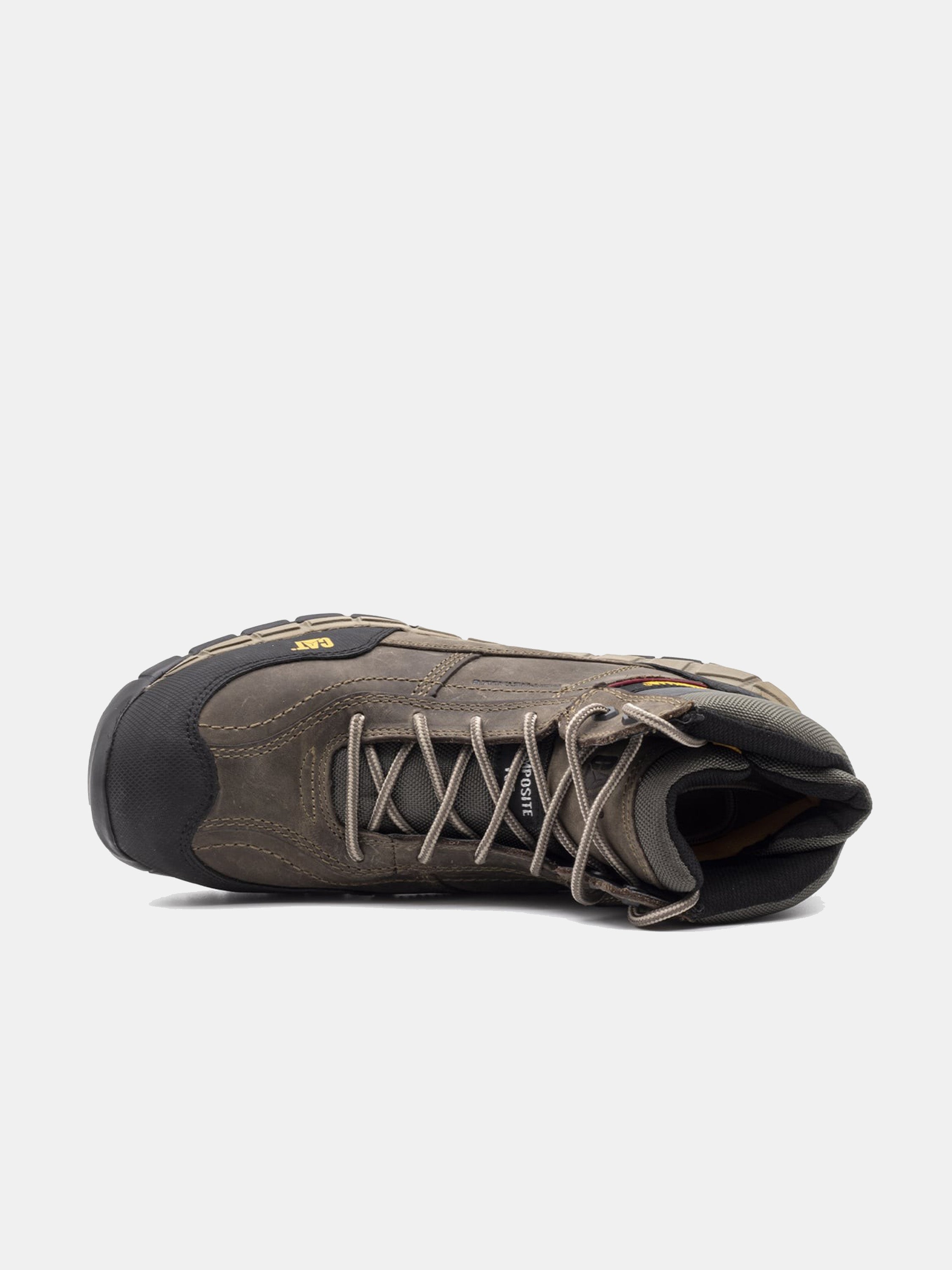 Caterpillar Men's Streamline Mid Leather Composite-Toe Work Boot #color_Green