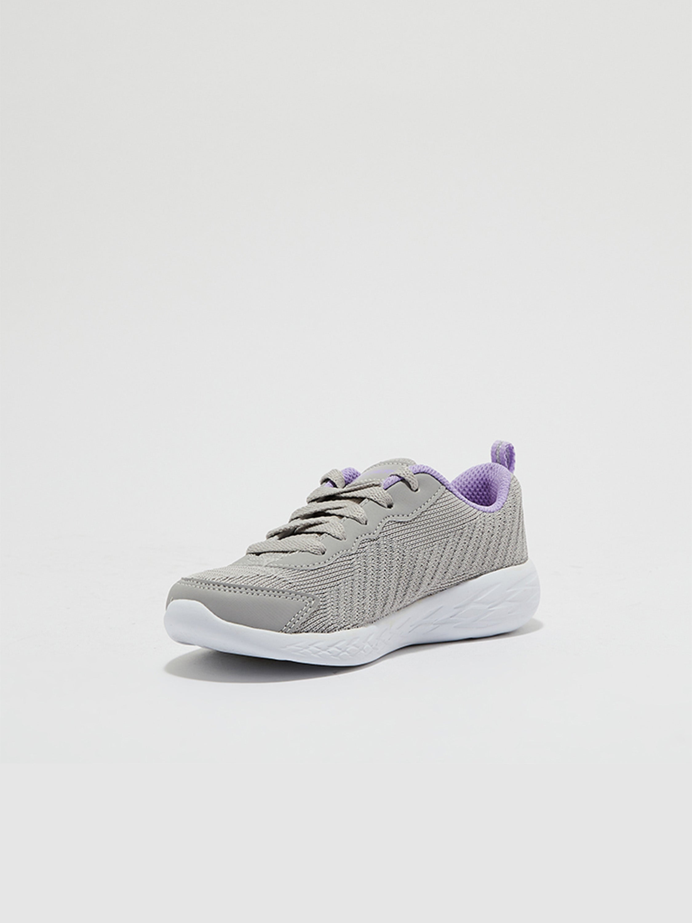 Skechers Girls Go Run 600 Trainers #color_Gray