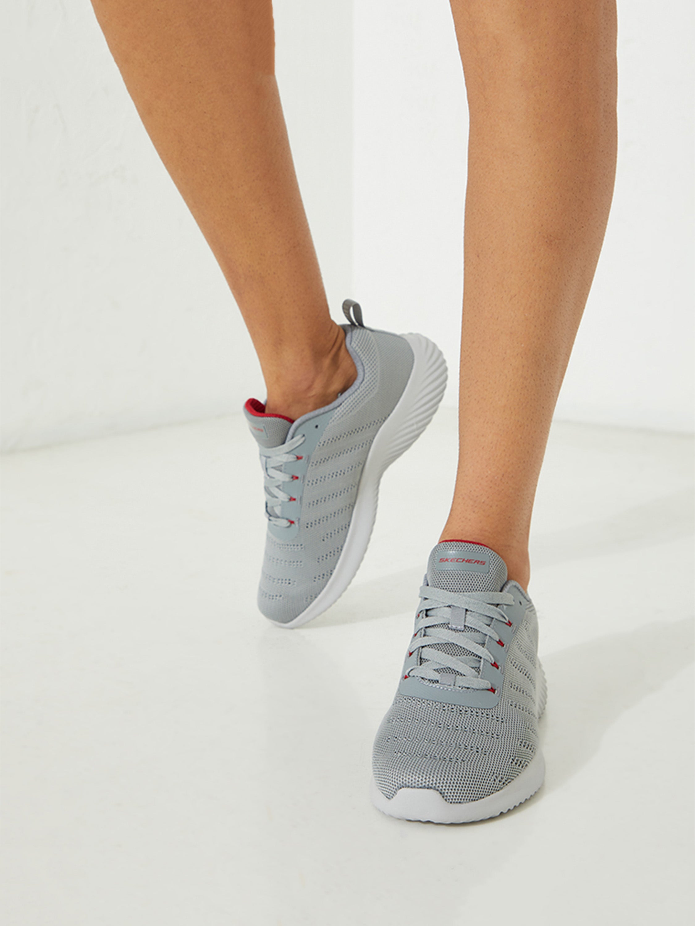 Skechers Men's Bounder - Frazin Trainers #color_Gray