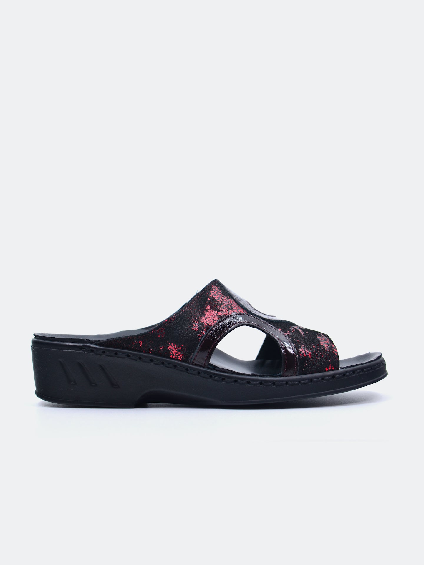 Josef Seibel Women's Flat Sandals #color_Maroon