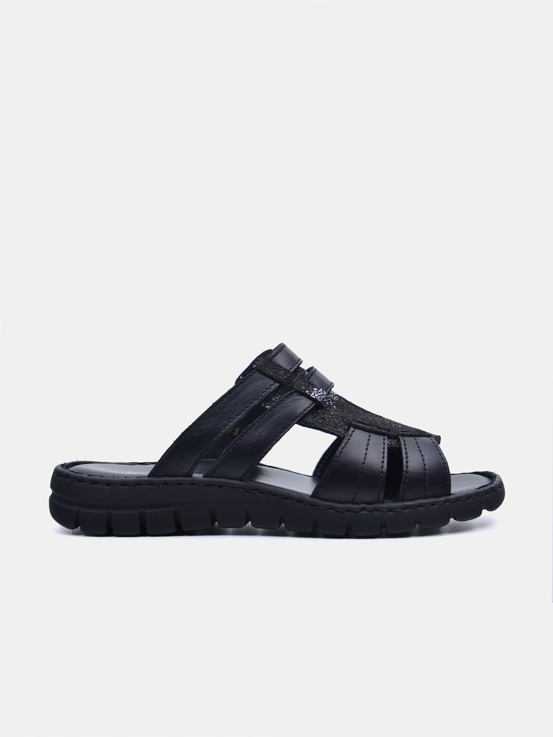 Josef Seibel 93435 Women's Slider Sandals #color_Black