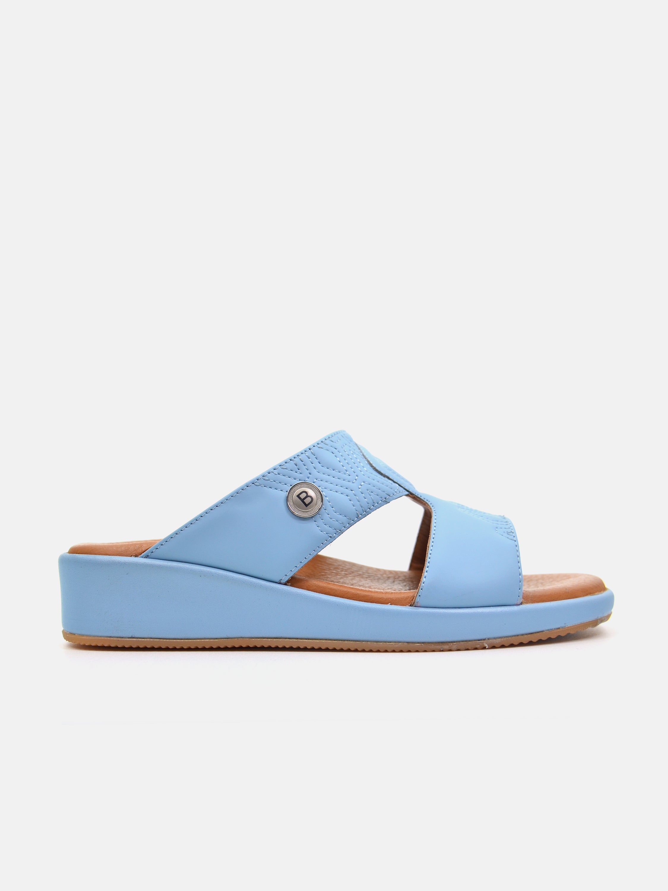 Barjeel Uno B-03 Men's Arabic Sandals #color_Blue
