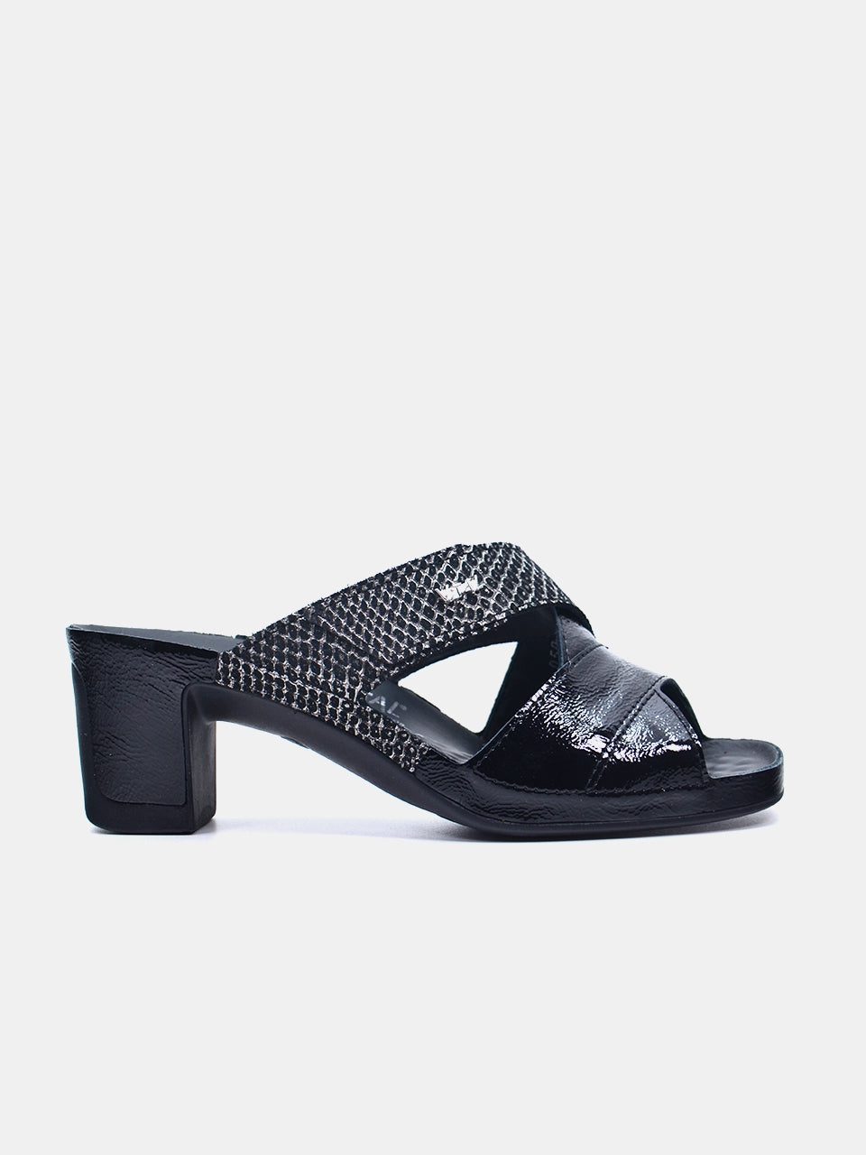 Vital Women's Heels Sandals #color_Black