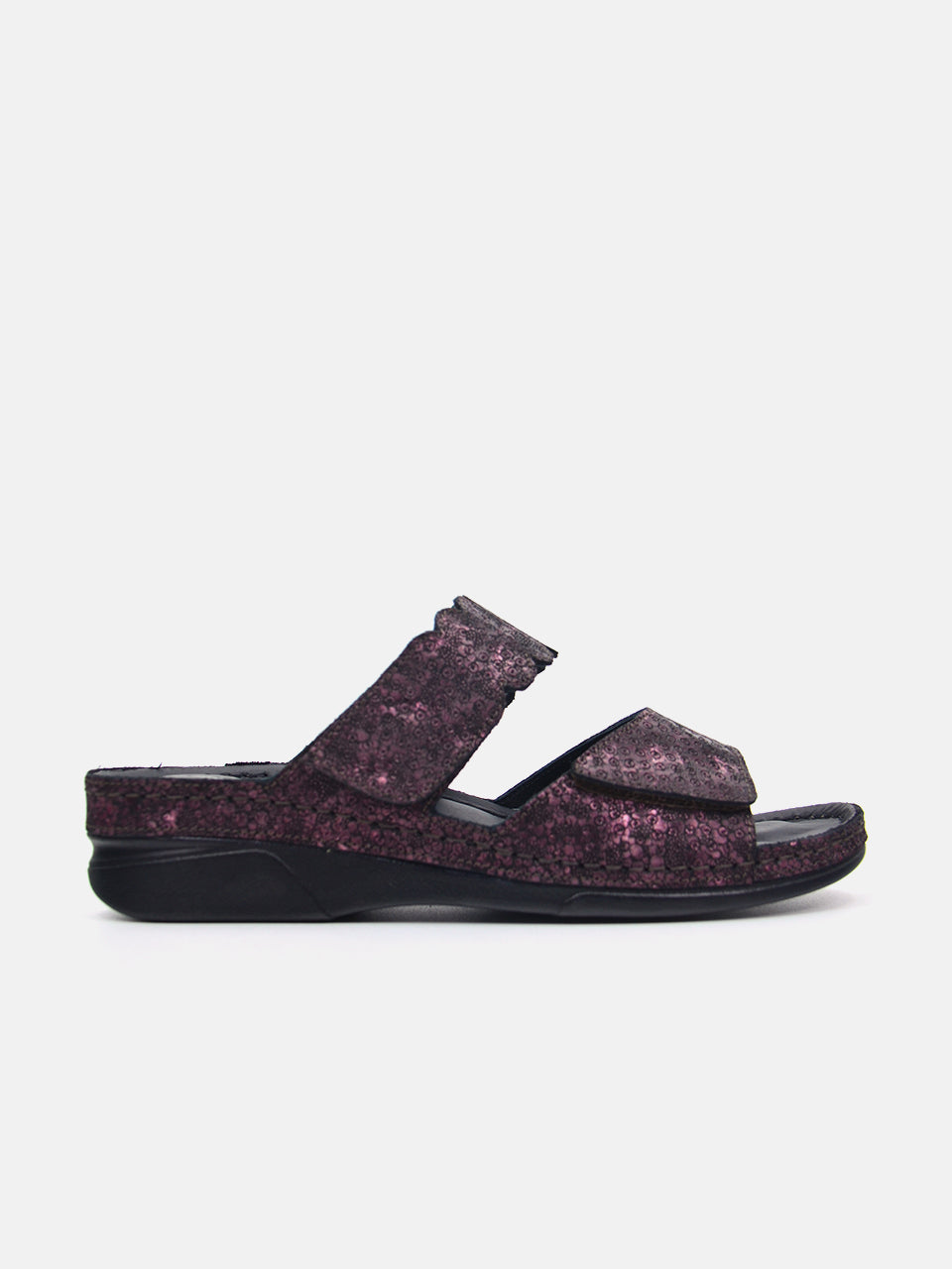 Michelle Morgan MM-102 Women's Slider Sandals #color_brown