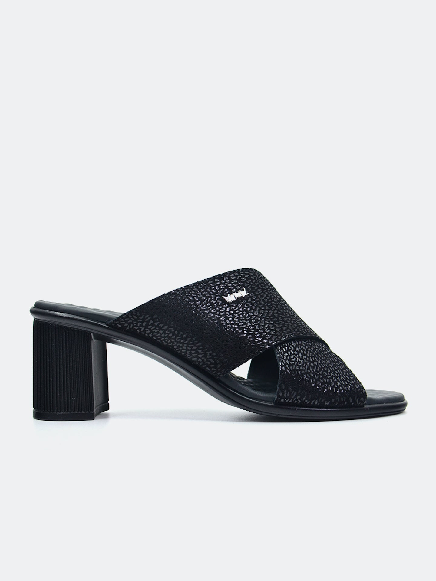 Vital Women's Heels Sandals #color_Black