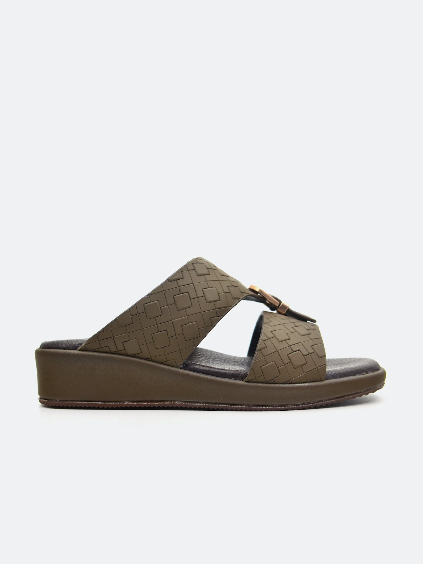 Barjeel Uno SP1-030 Boys Arabic Sandals #color_Green