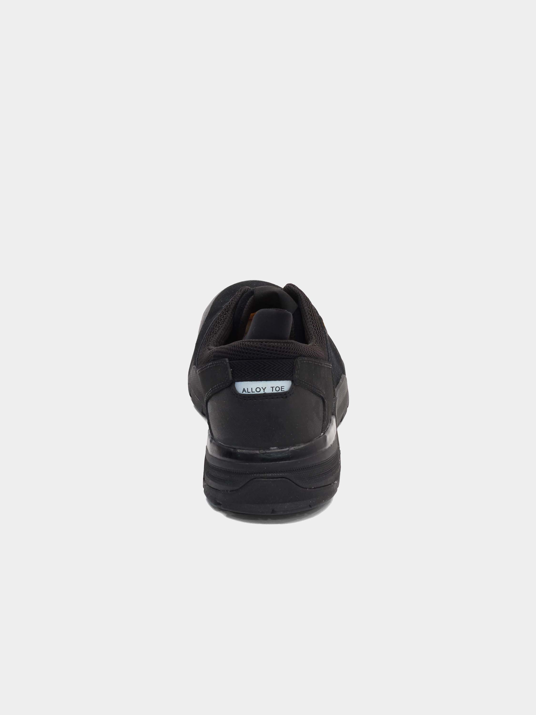 Caterpillar Men's Sprint Suede Alloy Toe Work Shoe #color_Black