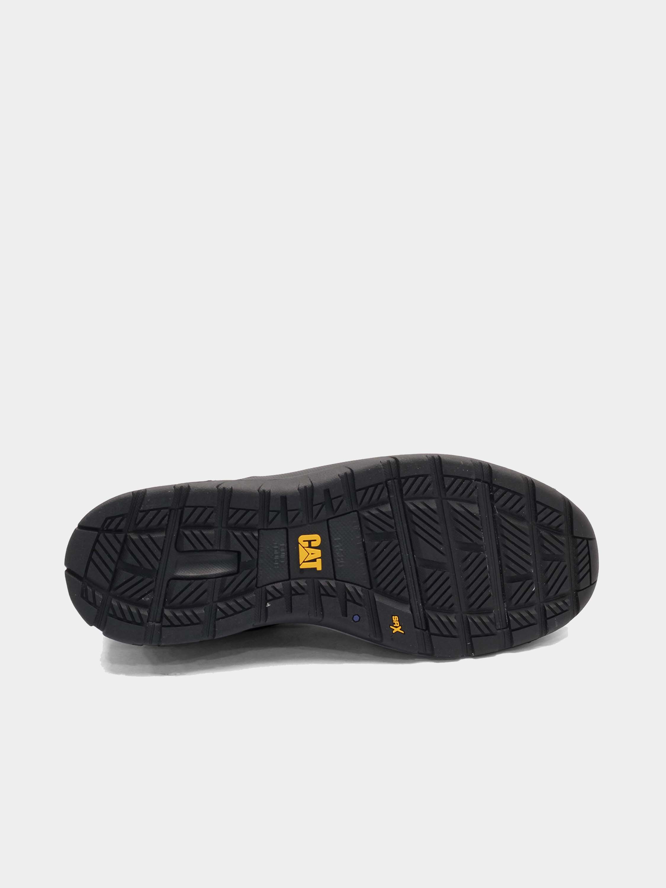 Caterpillar Men's Sprint Suede Alloy Toe Work Shoe #color_Black