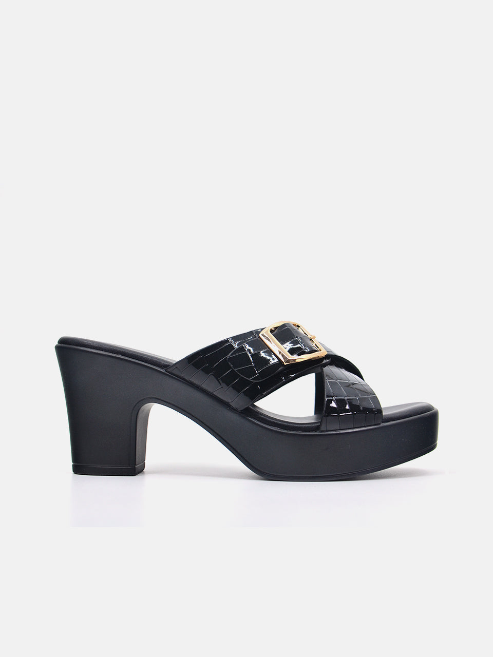 Michelle Morgan 114RJ858 Women's Heeled Sandals #color_Black