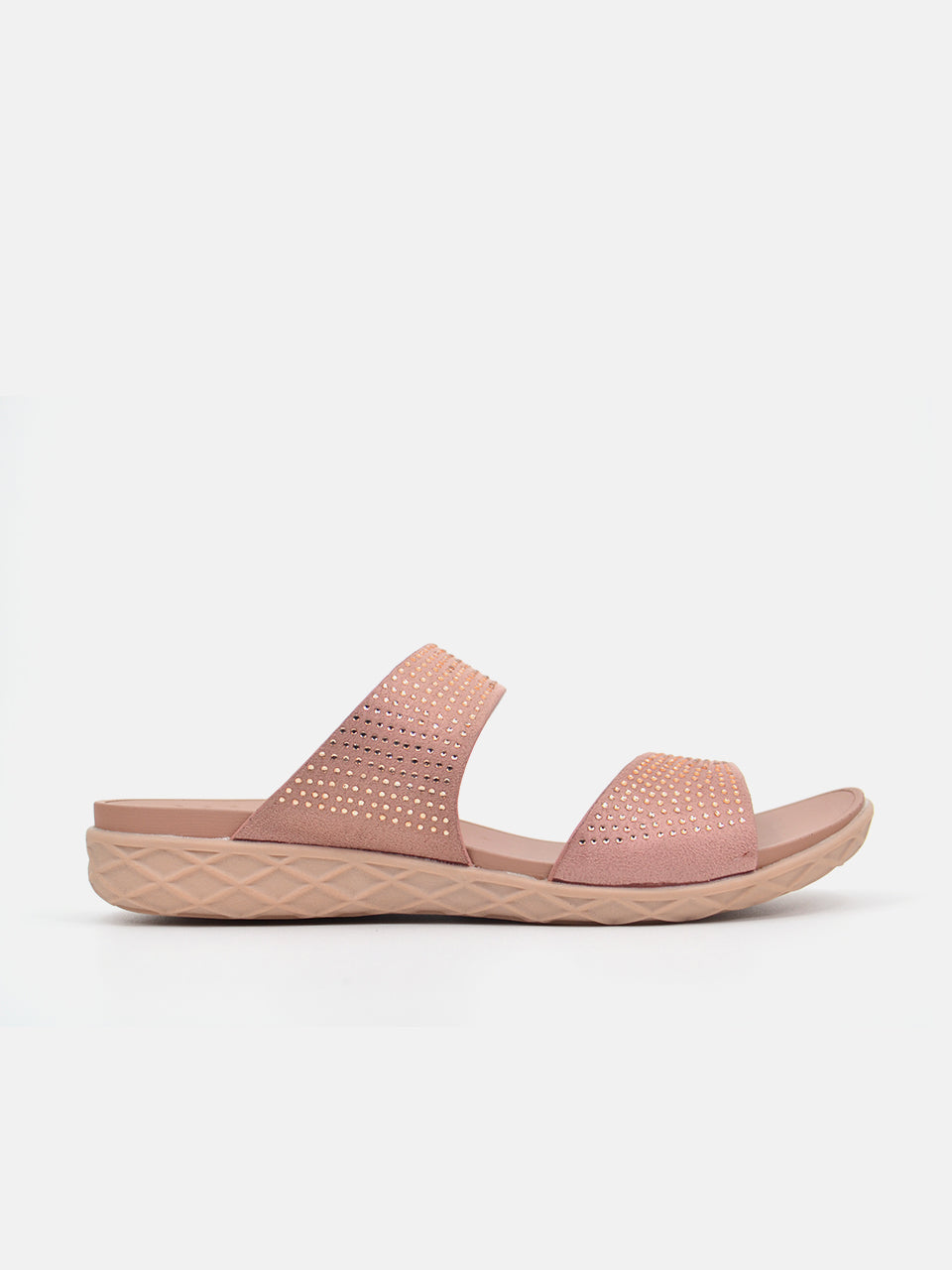 Michelle Morgan 814RJ082 Women's Flat Sandals #color_Pink