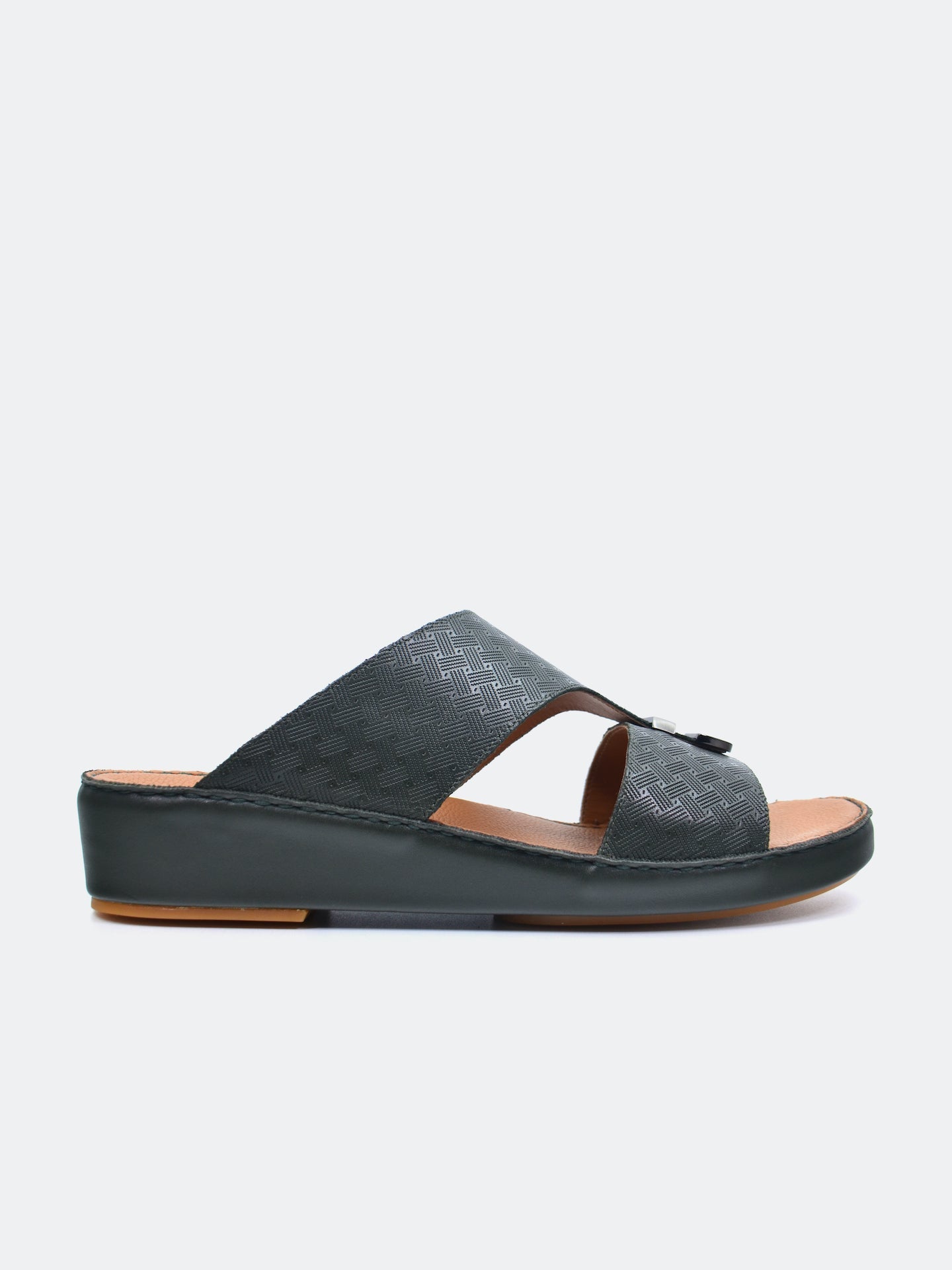 Barjeel Uno B-14 Men's Arabic Sandals #color_Green