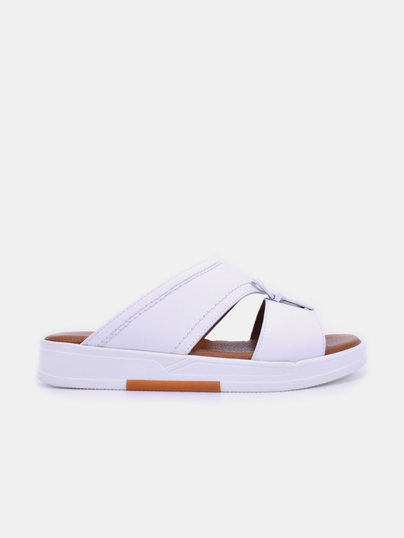 Barjeel Uno BJM 07 Men's Sandals #color_White