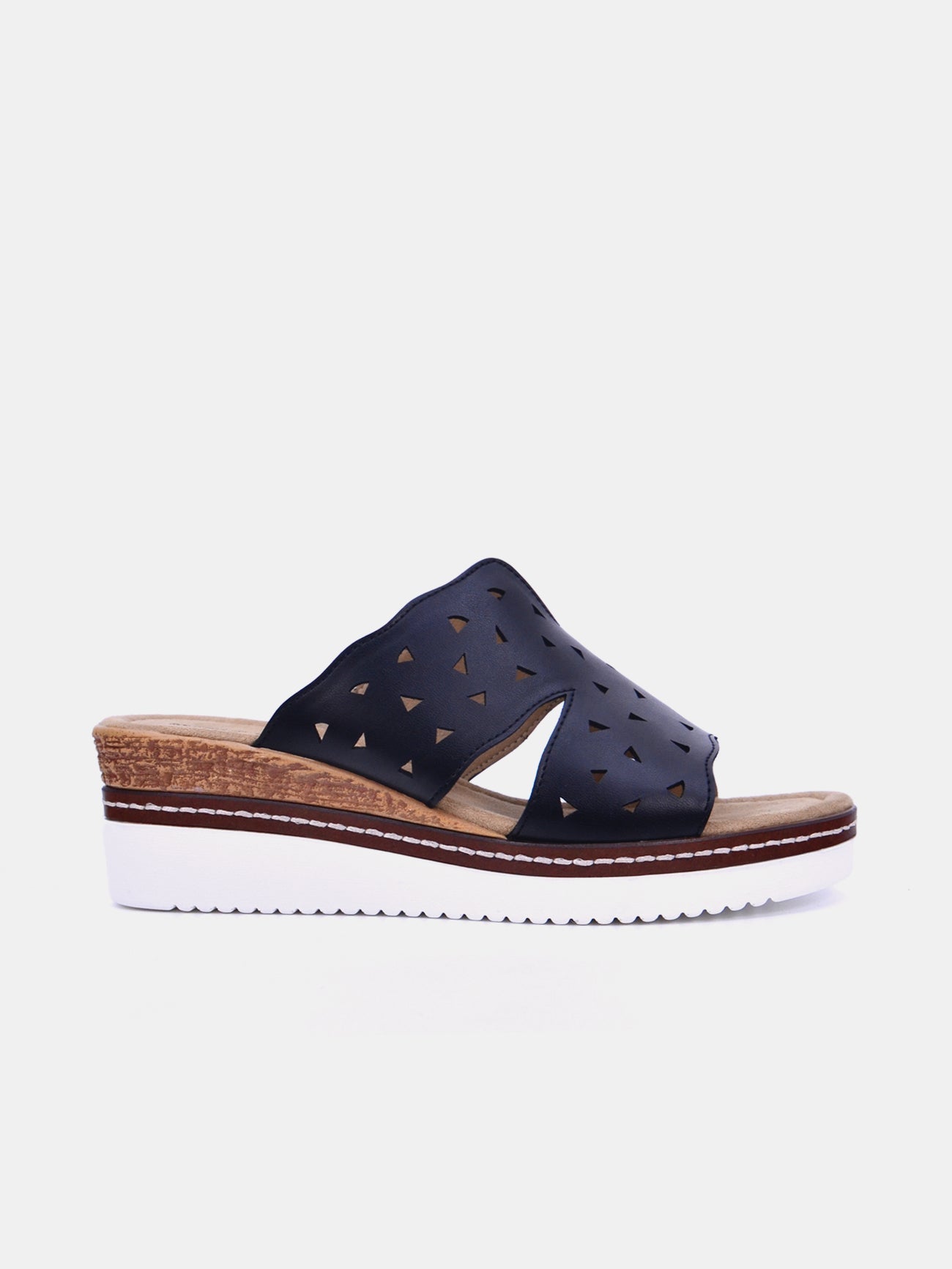 Romika 91405-AR95 Wedge Sandals #color_Black