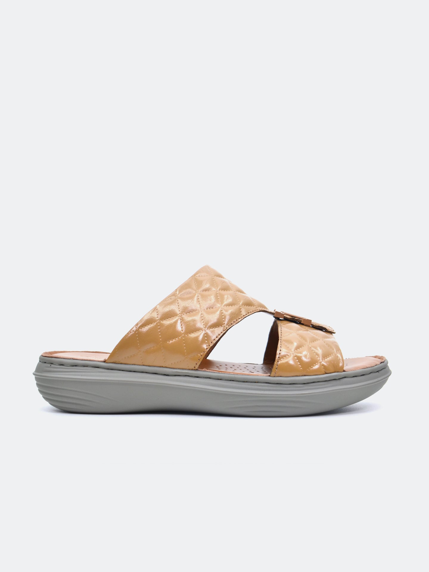 Barjeel Uno 21410-4 Men's Arabic Sandals #color_Beige
