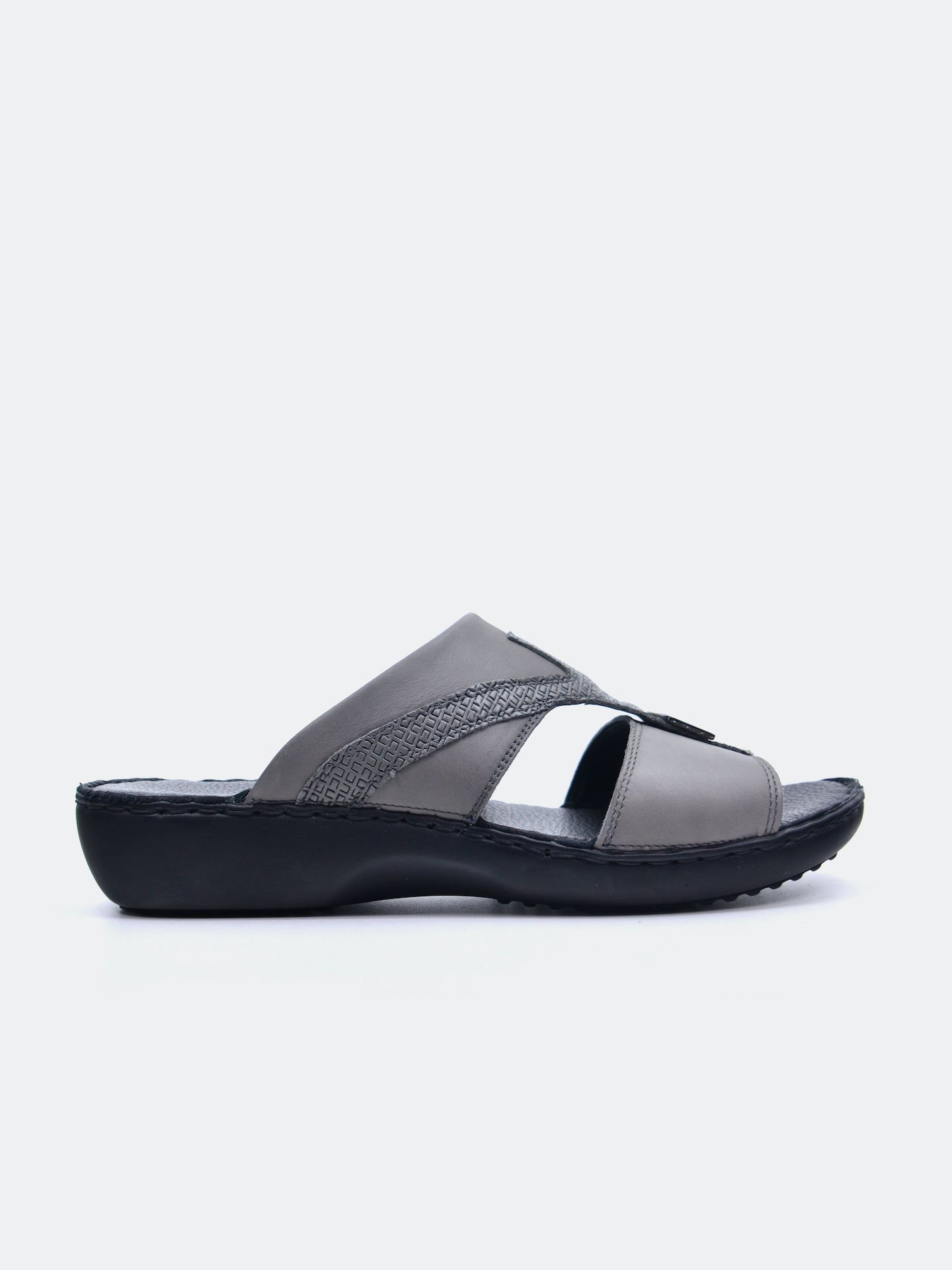 Josef Seibel Men's Slider Sandals #color_Gray